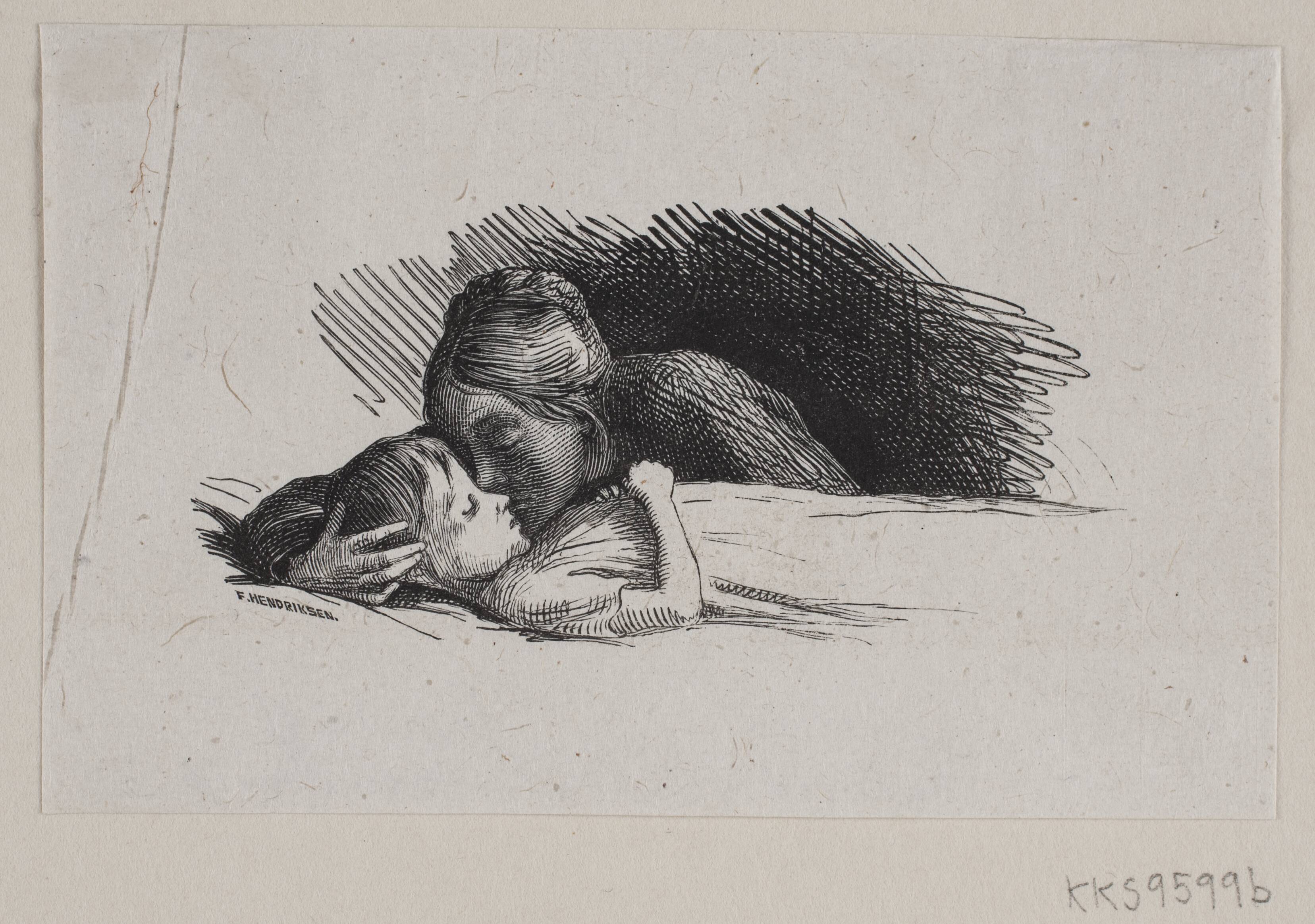 Illustration til digtet "Sorg"