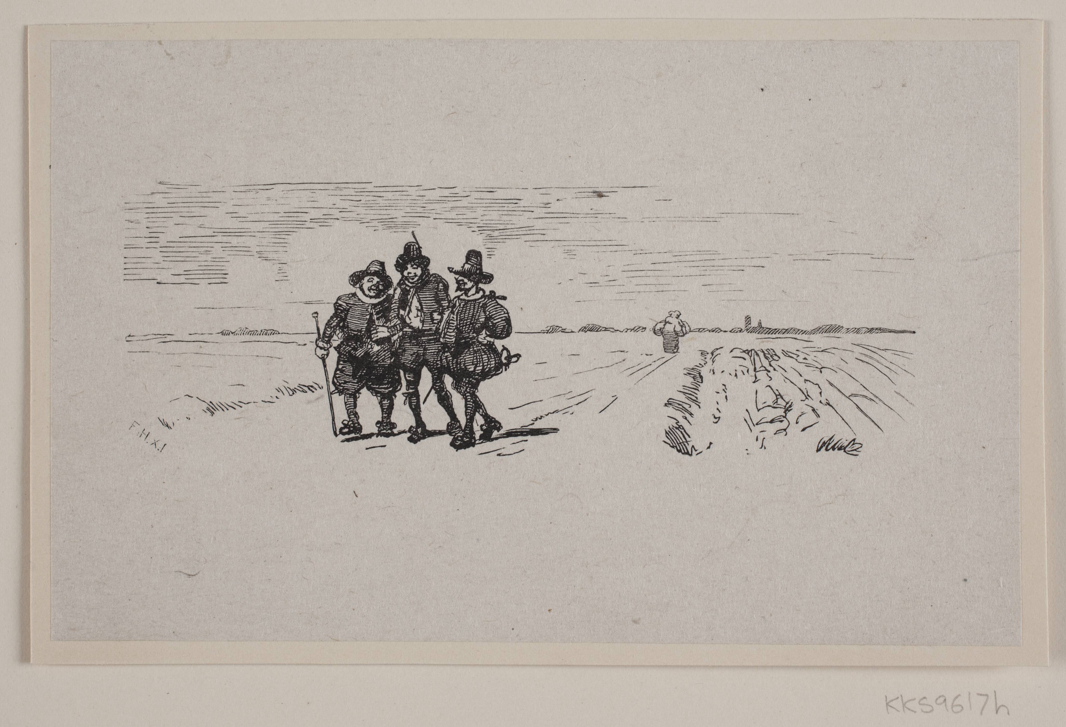 Illustration til "Den døve Kone"