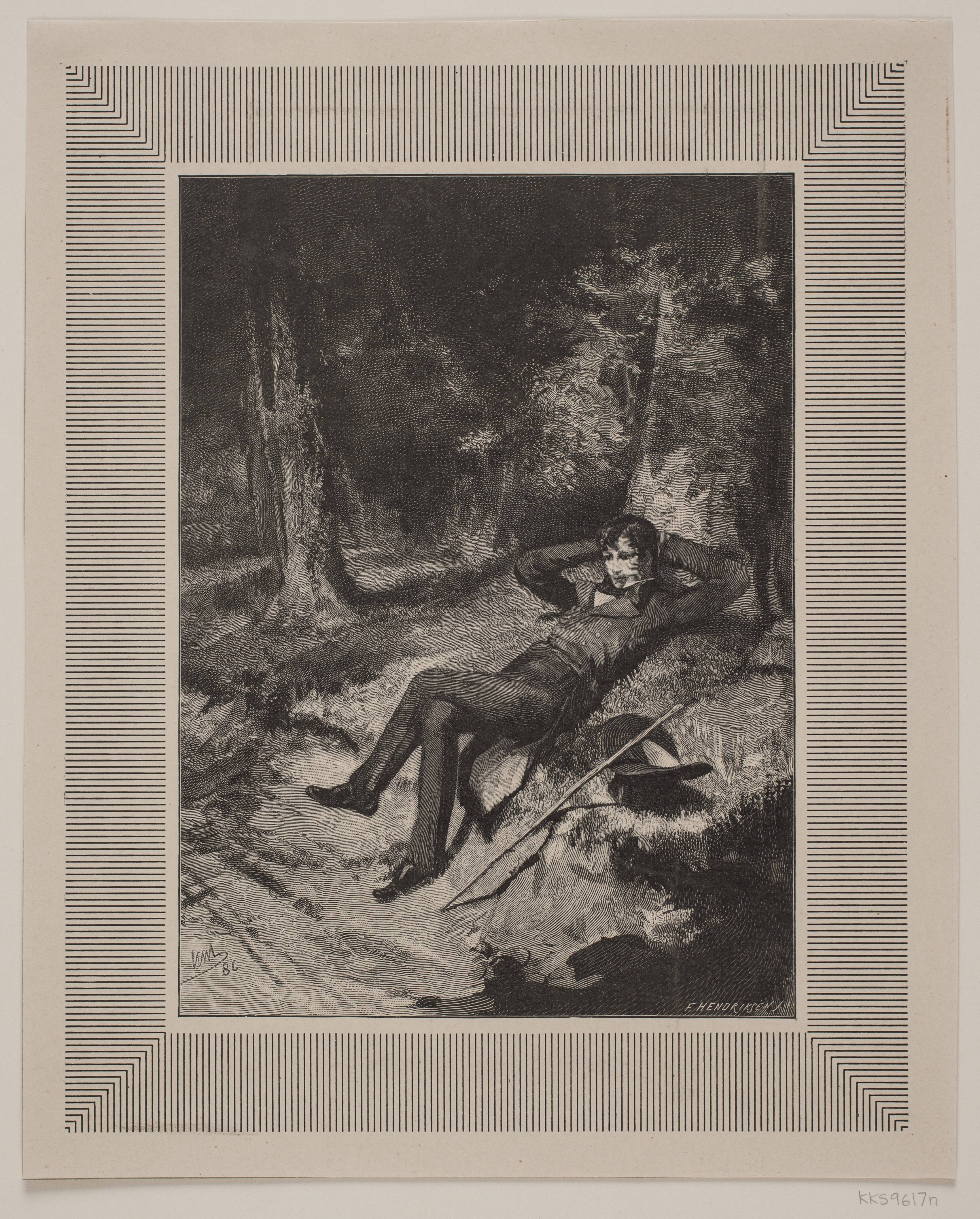 Illustration til C. Hauch, "Den Elskede"