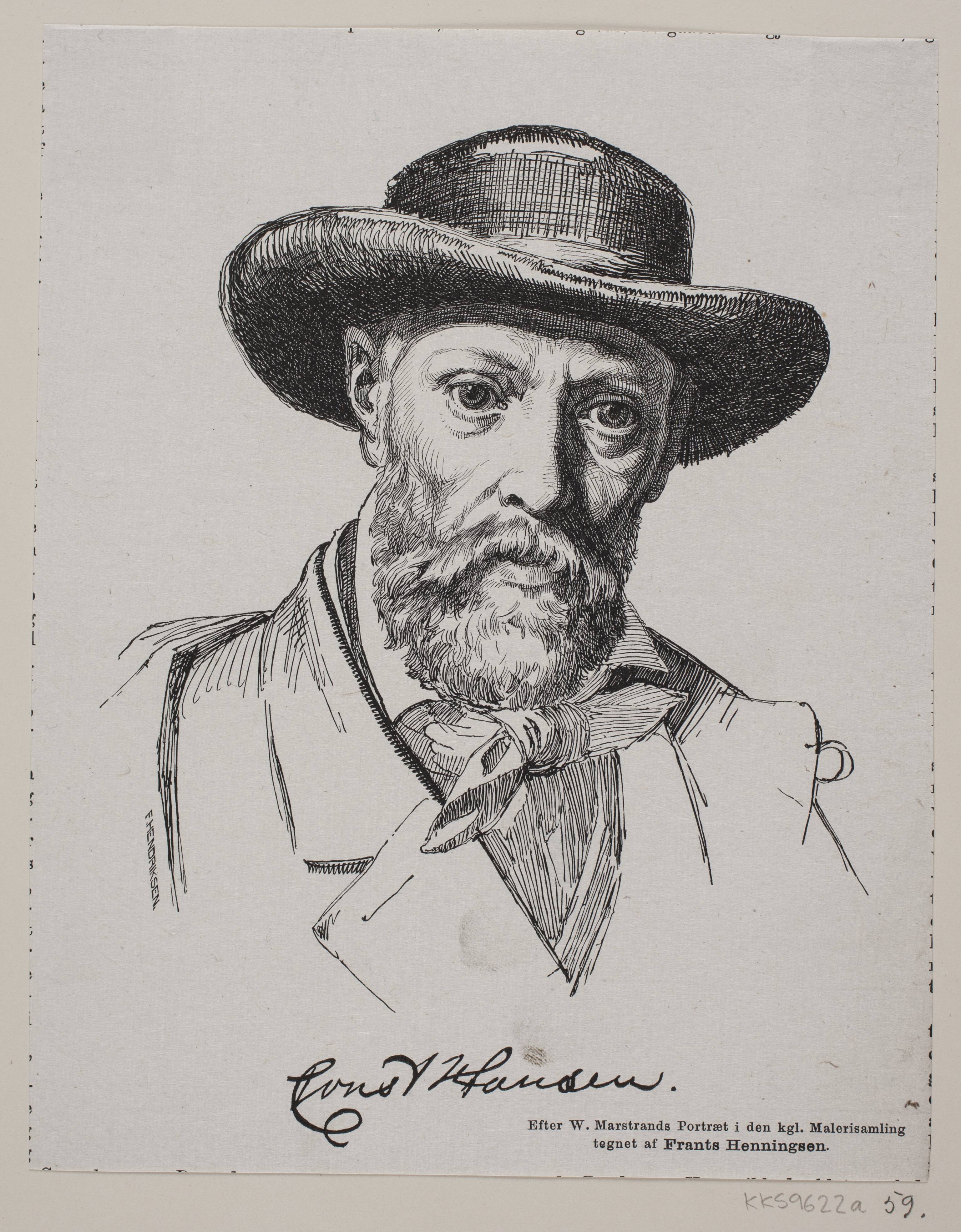 Portræt af Constantin Hansen