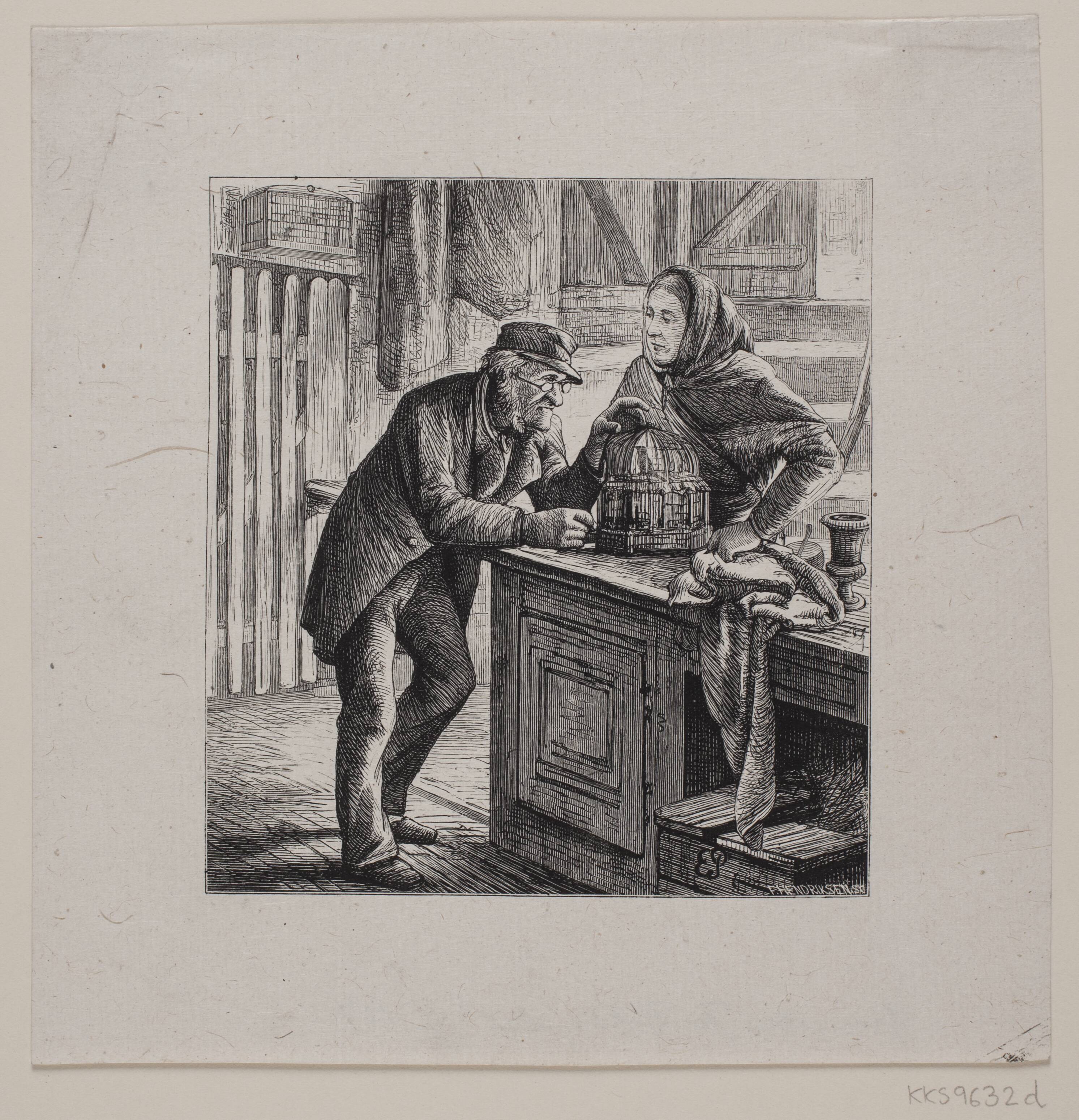 Illustration til Hother Tolderlunds "kommissionæren"