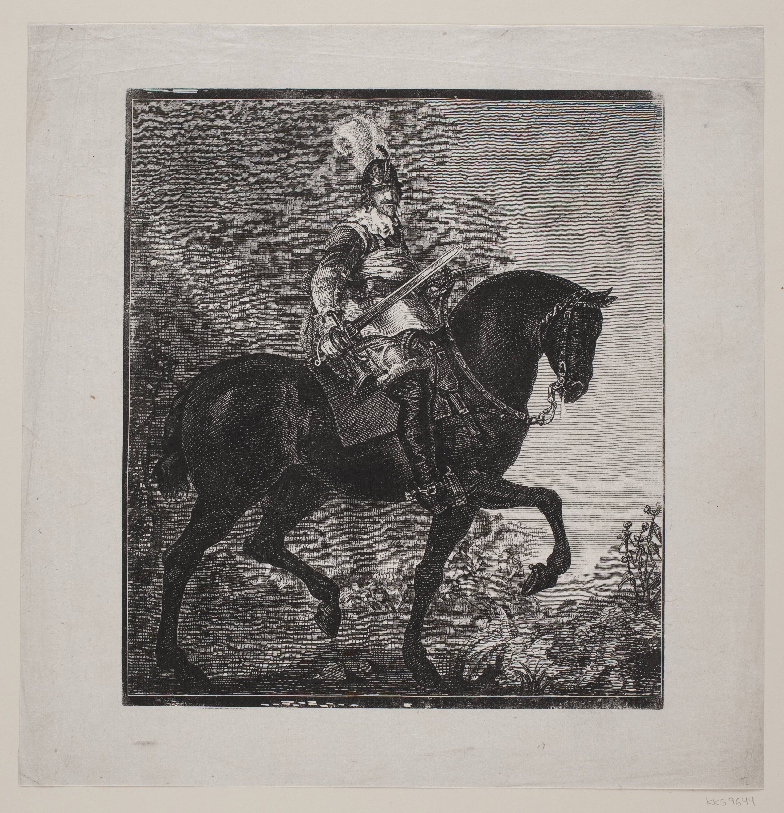 Karel van Mander: Christian IV til hest