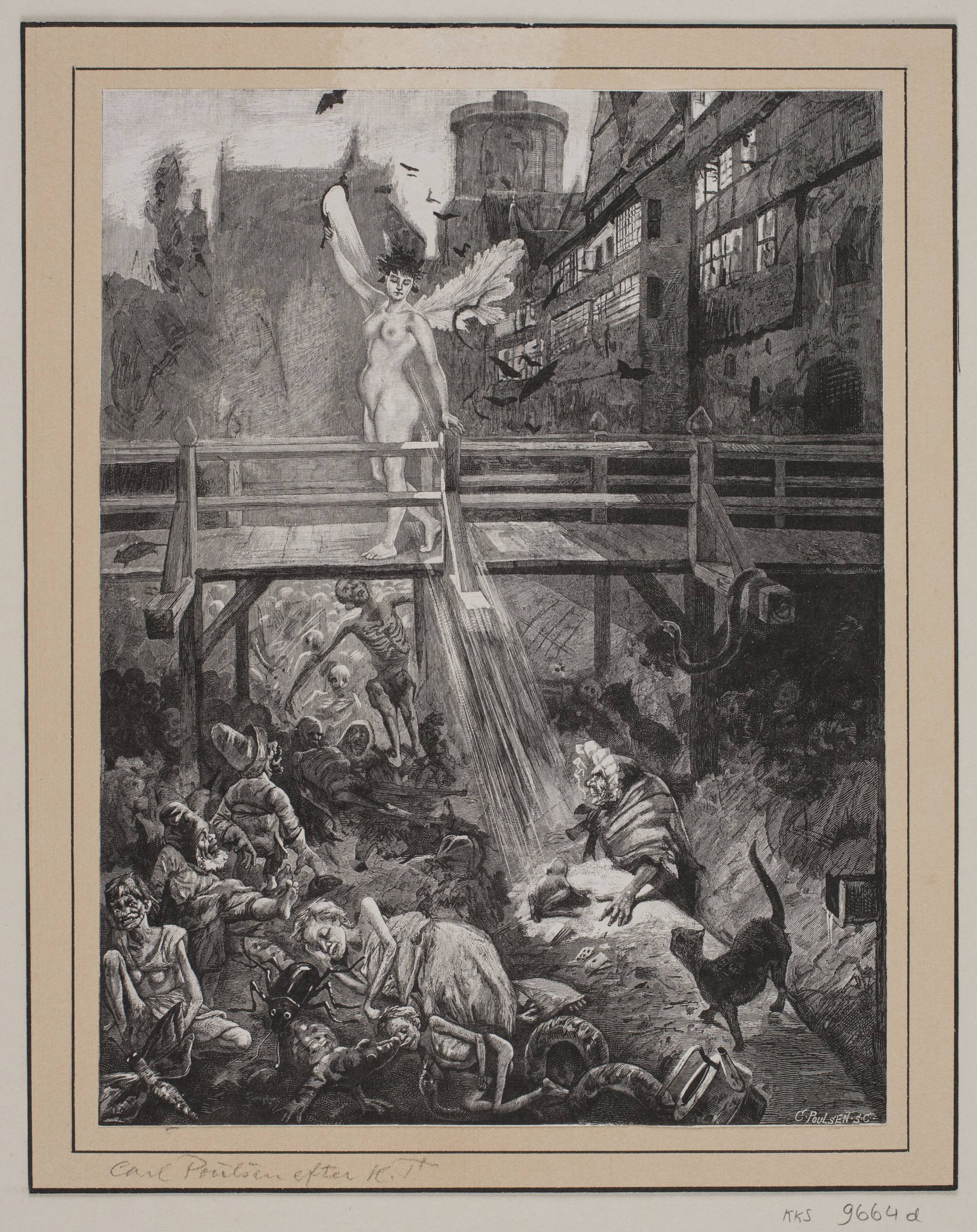 Illustration til "Uden hoved og hale"