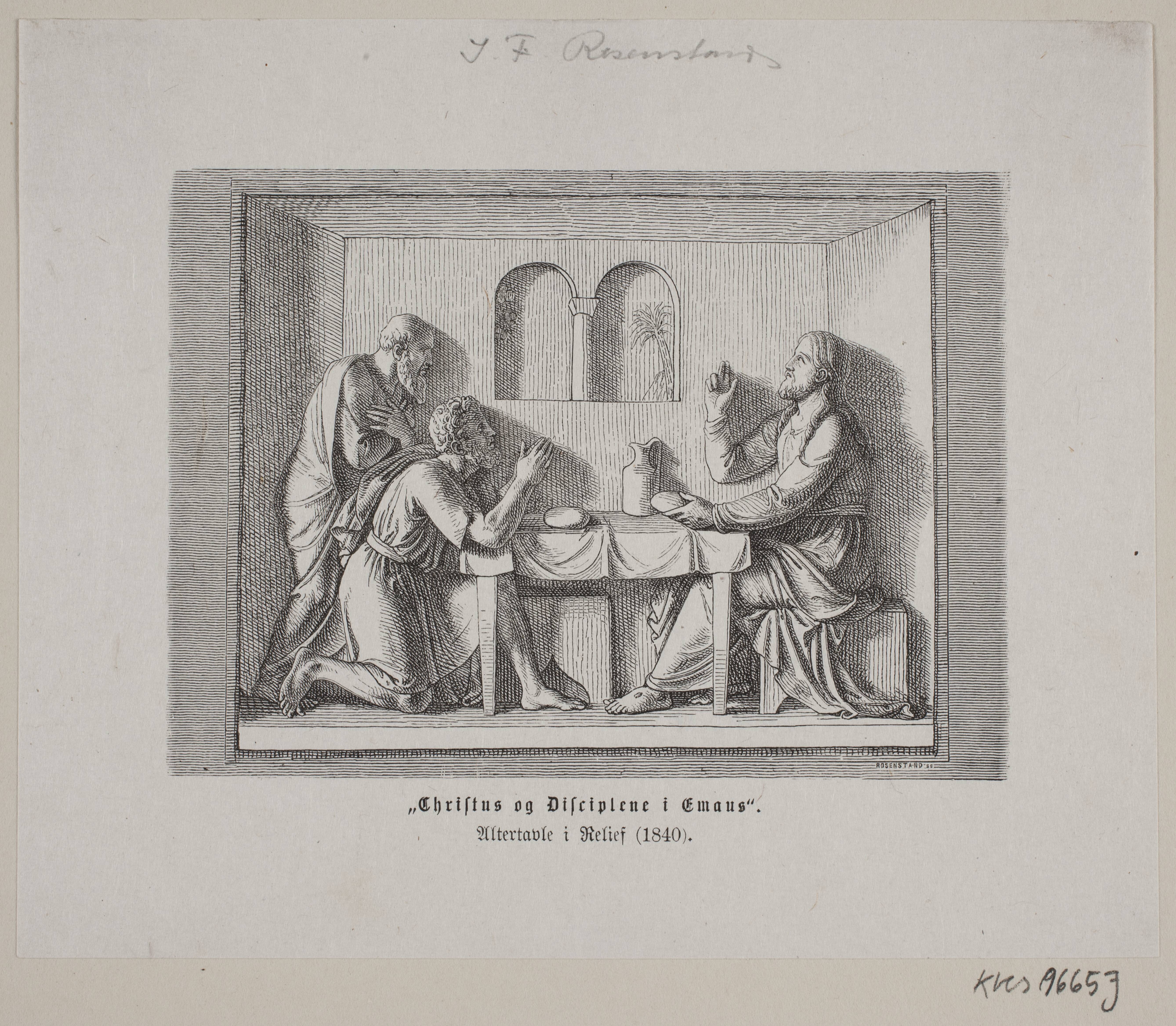 Kristus og diciplene i Emaus