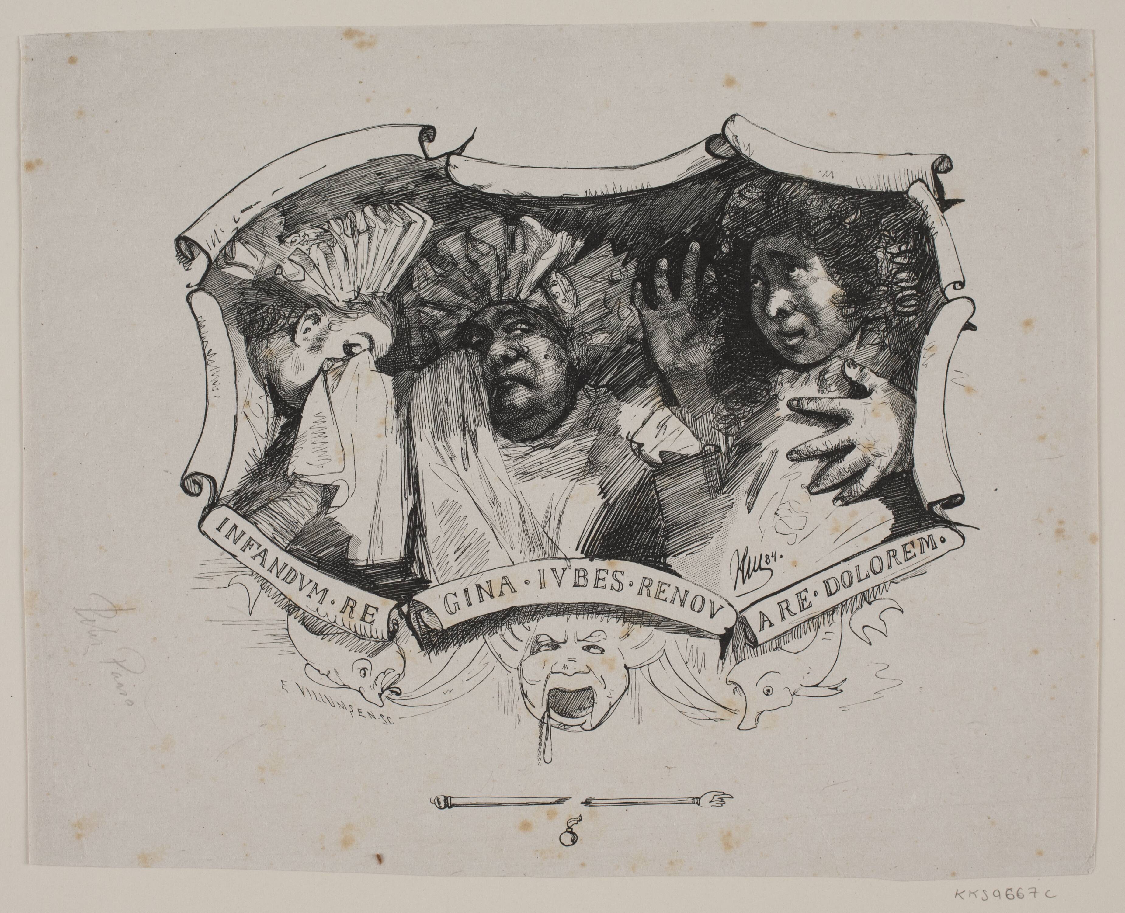 Illustration til Holberg: "Peder Paars"
