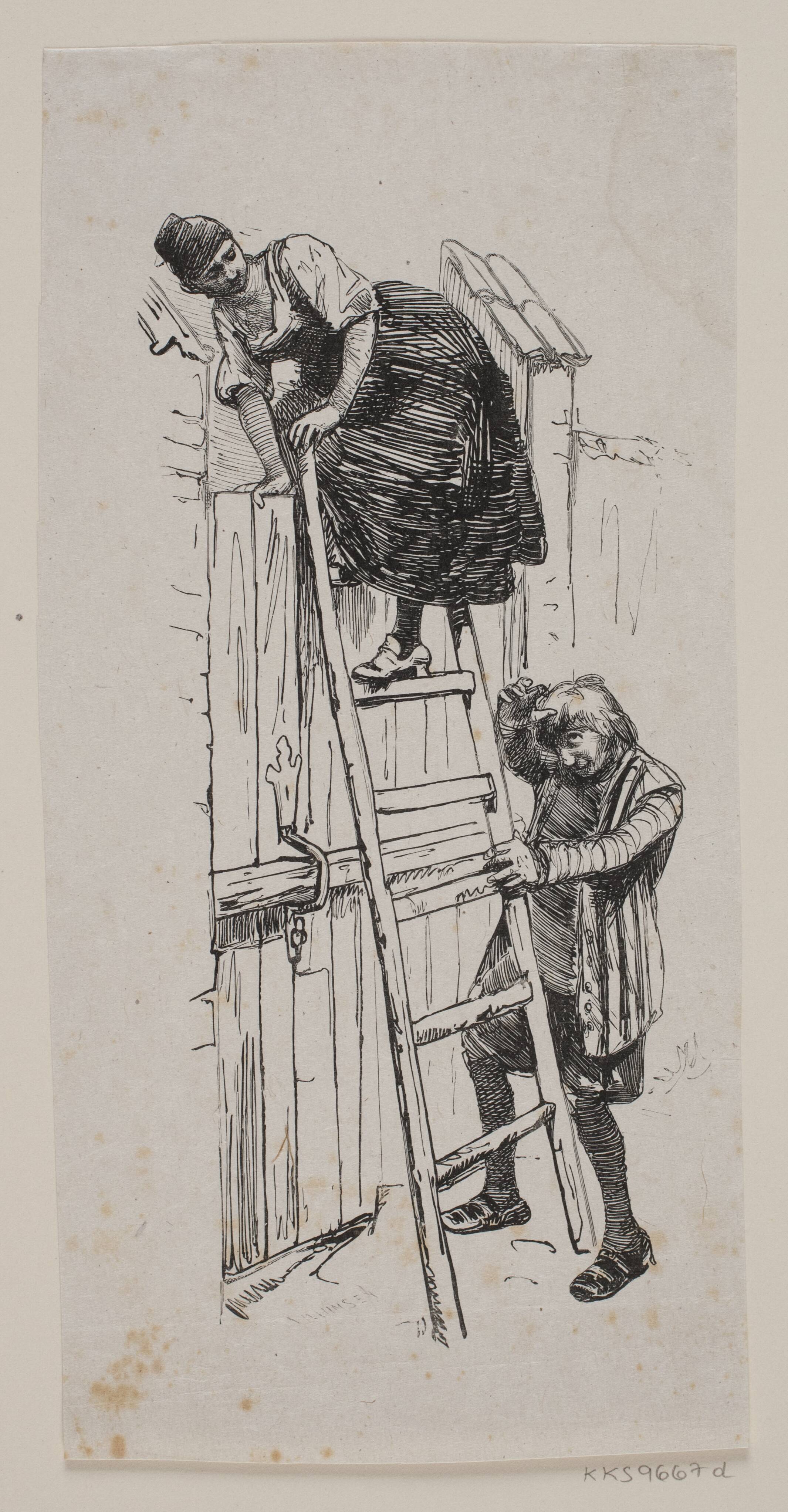 Illustration til Holberg: "Peder Paars"