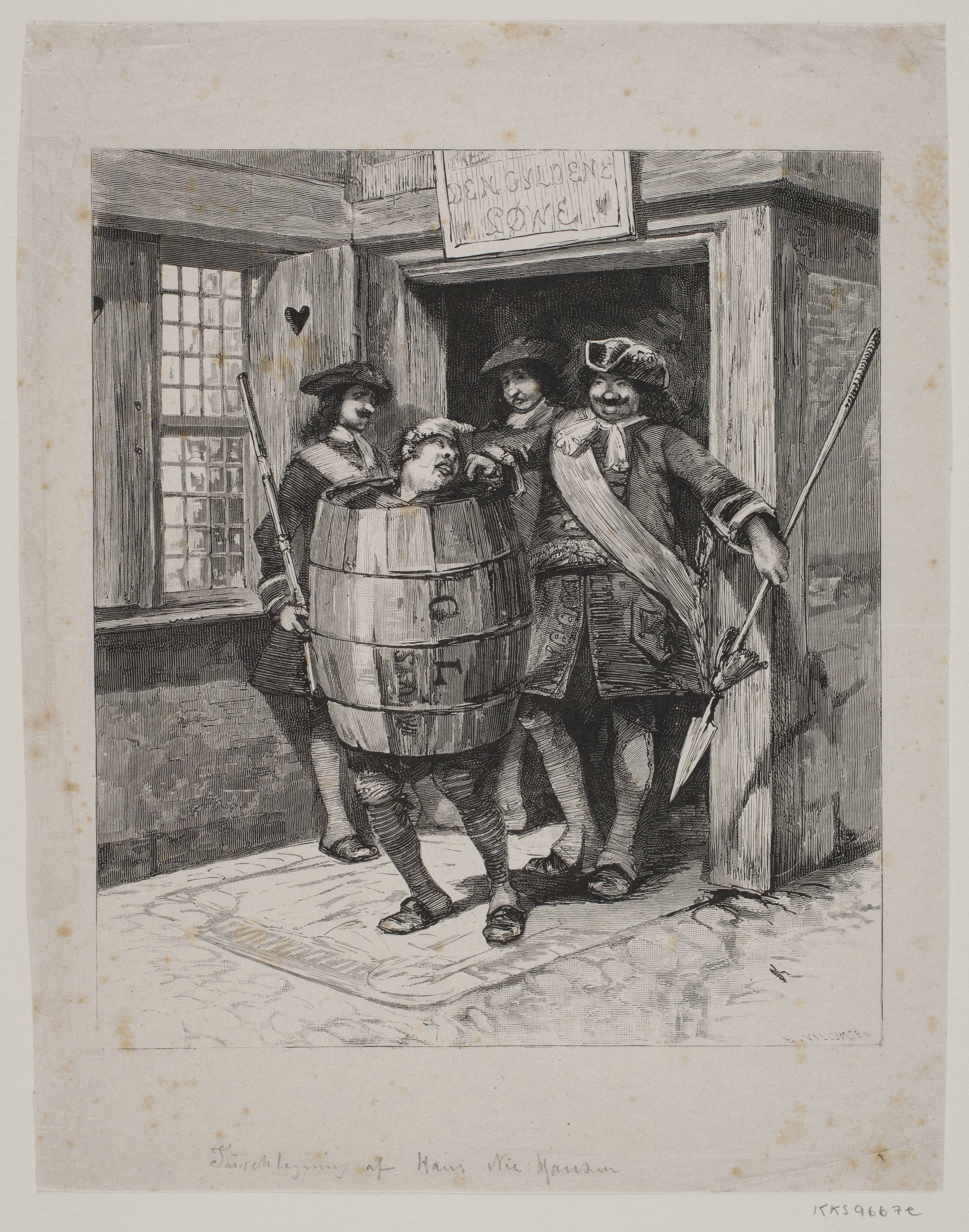 Illustration til Holberg: "Peder Paars"