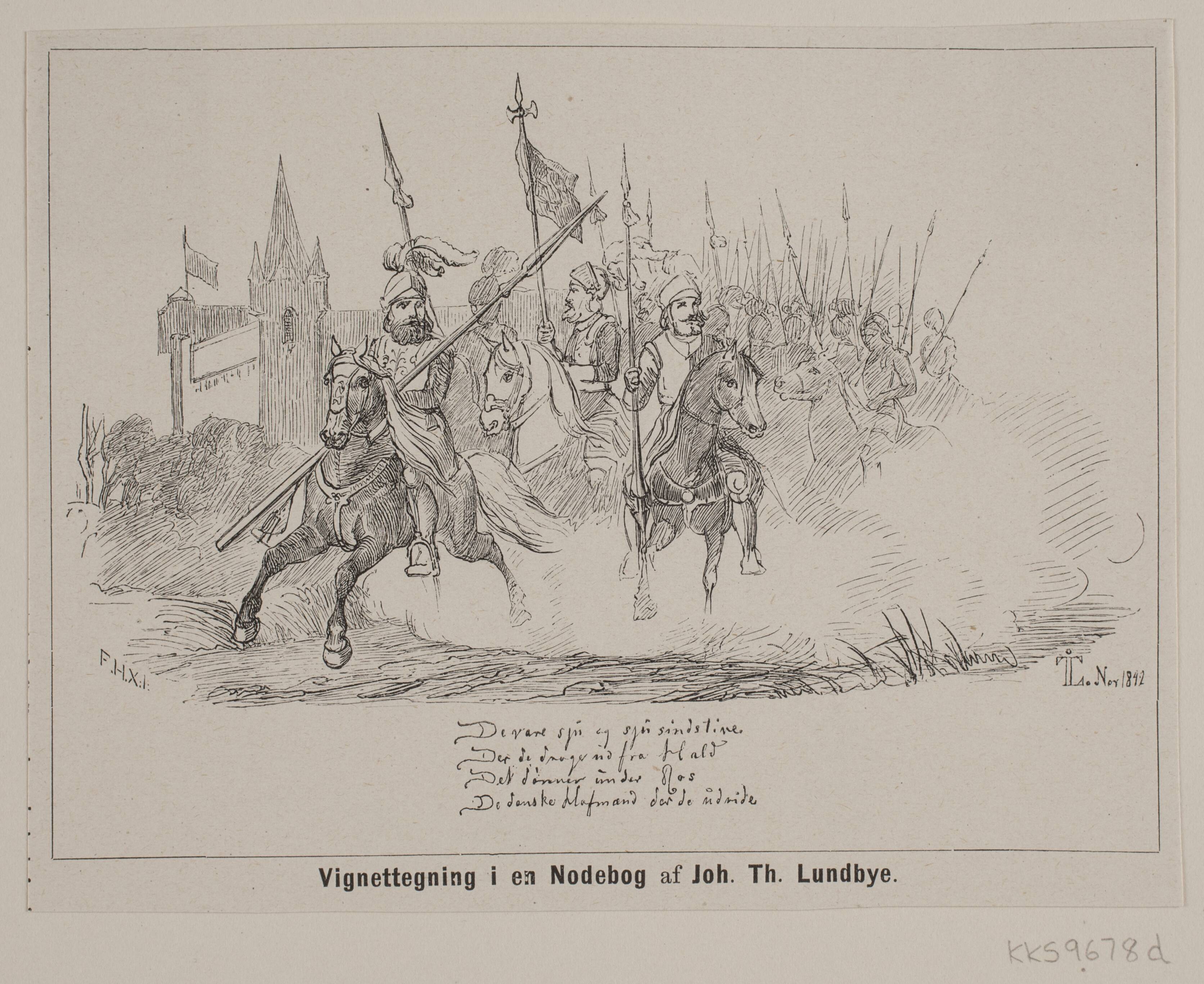 Vignettegning i en Nodebog