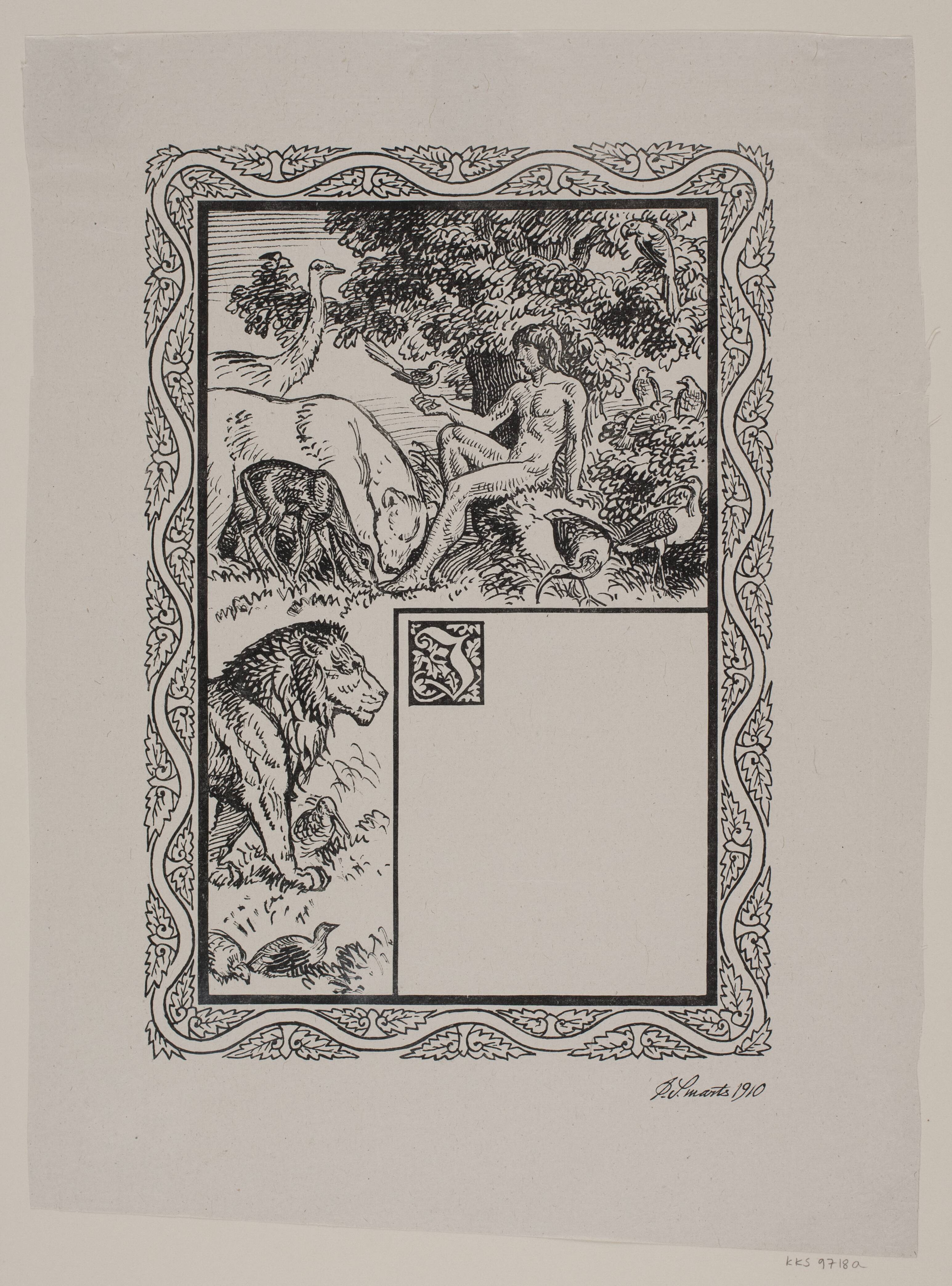 Adam giver dyrene navne