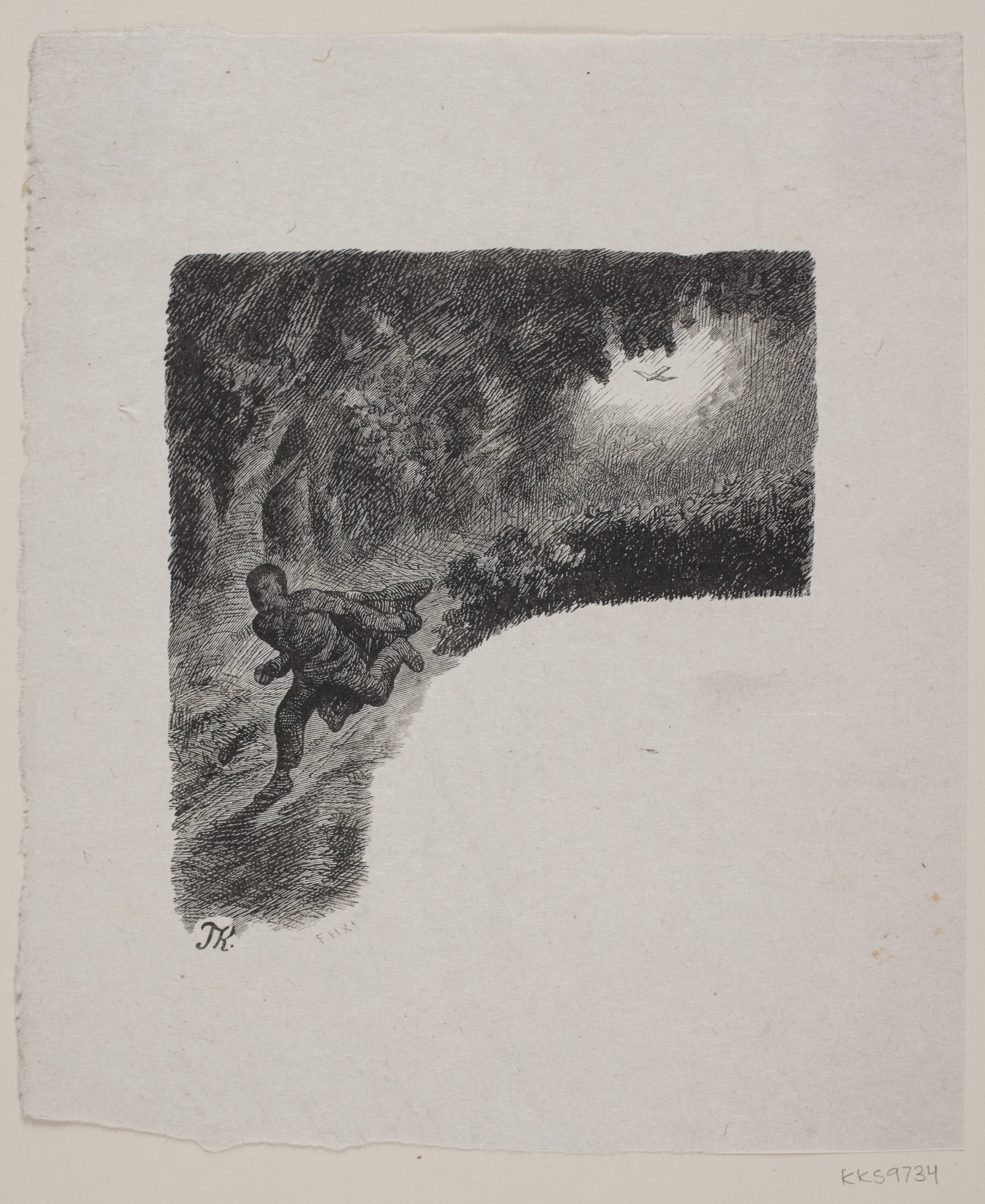 Illustration til "Guldfuglen"