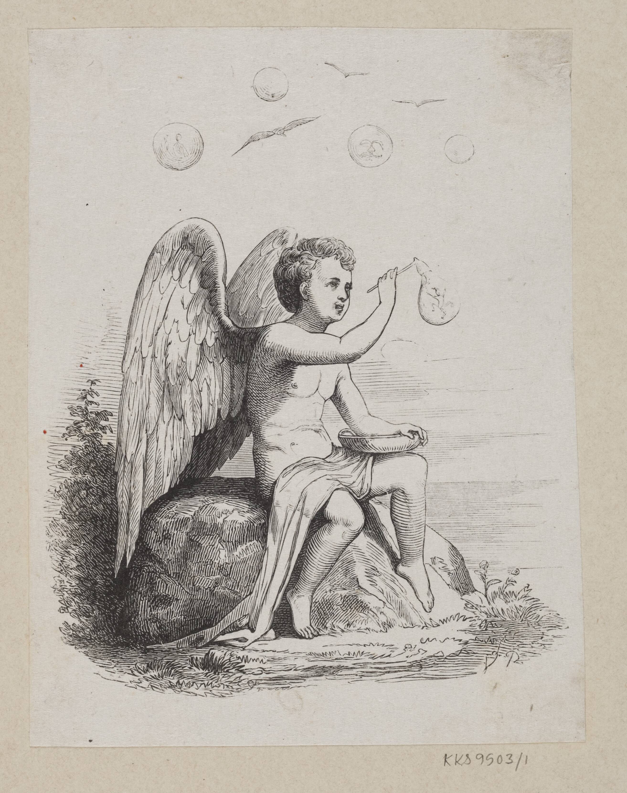 Mellemtitel nr.1 til H.C. Andersen, "Eventyr og Historier", Bind 1