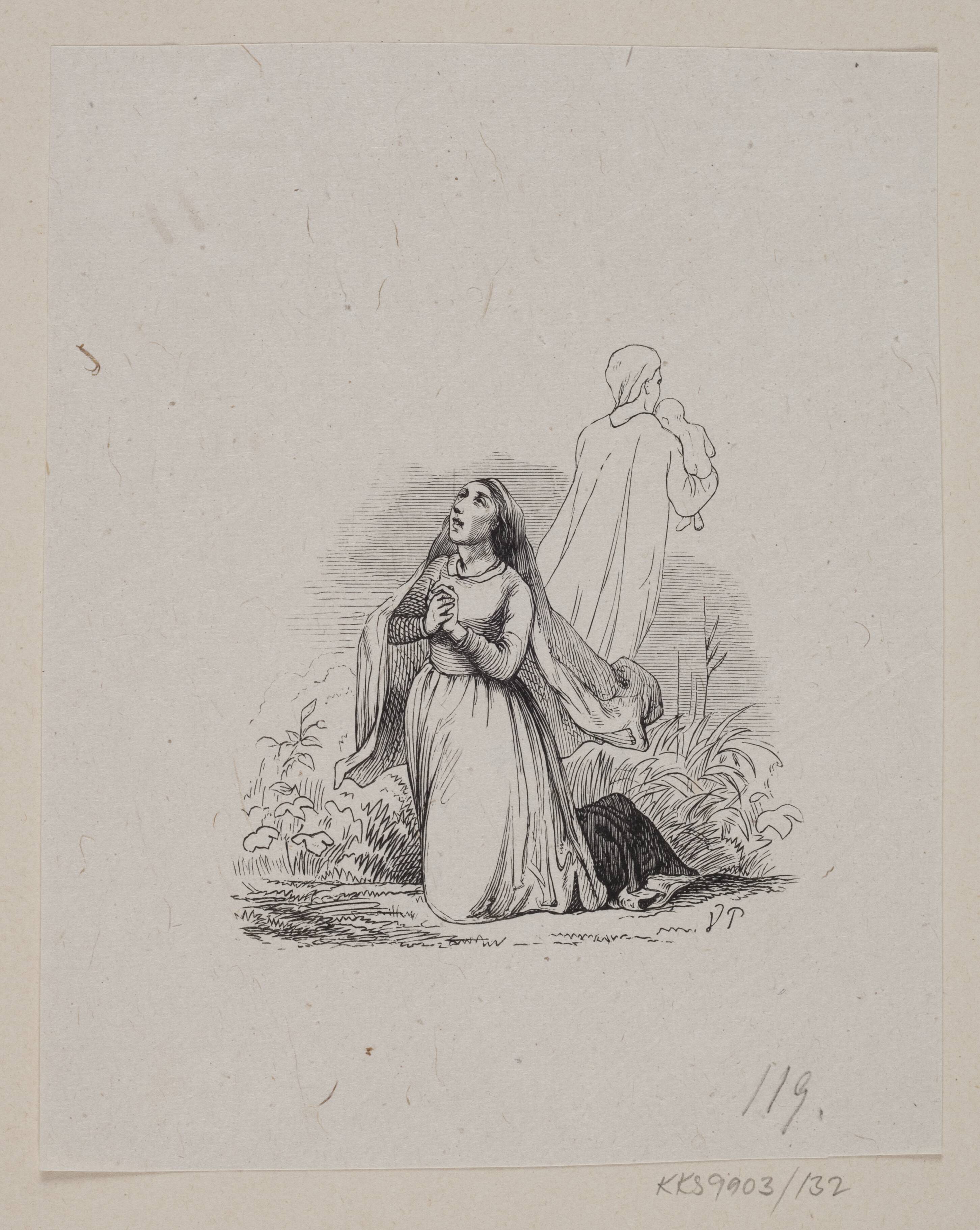 Illustration til "Historien om en Moder" i H.C. Andersen, "Eventyr og Historier", Bind 2