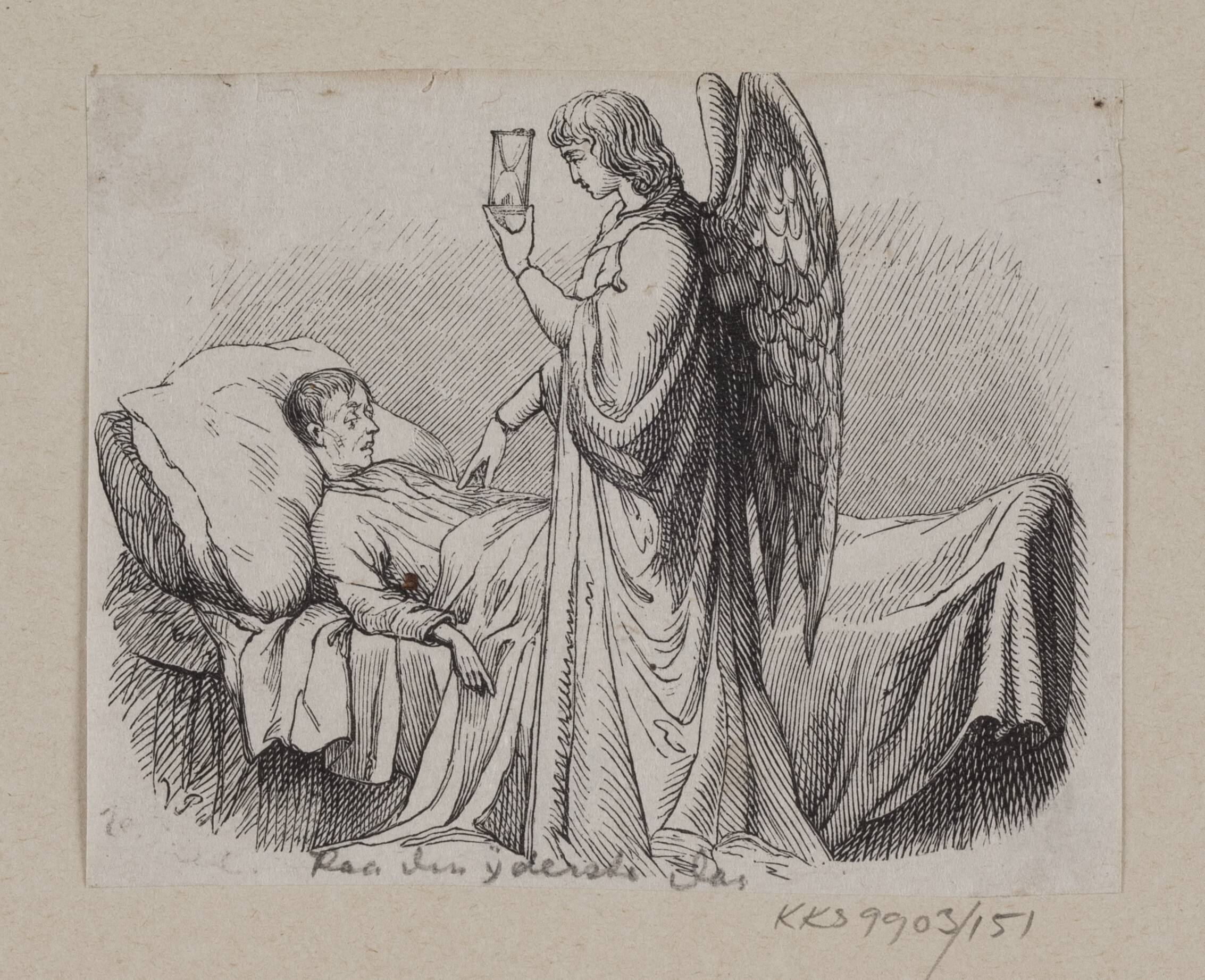 Illustration til "Paa den yderste Dag" i H.C. Andersen, "Eventyr og Historier", Bind 2
