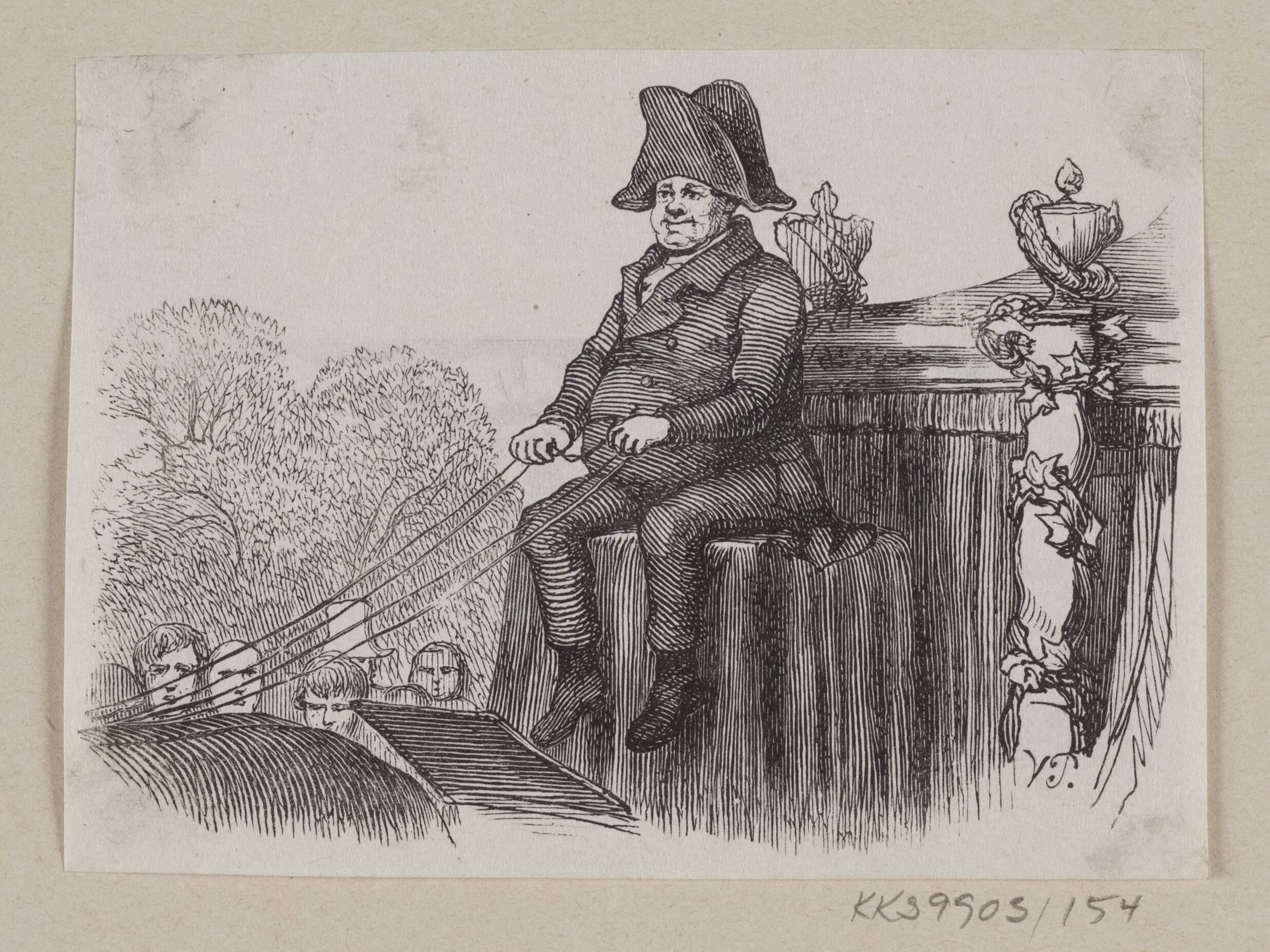 Illustration til "Et godt Humeur" i H.C. Andersen, "Eventyr og Historier", Bind 2