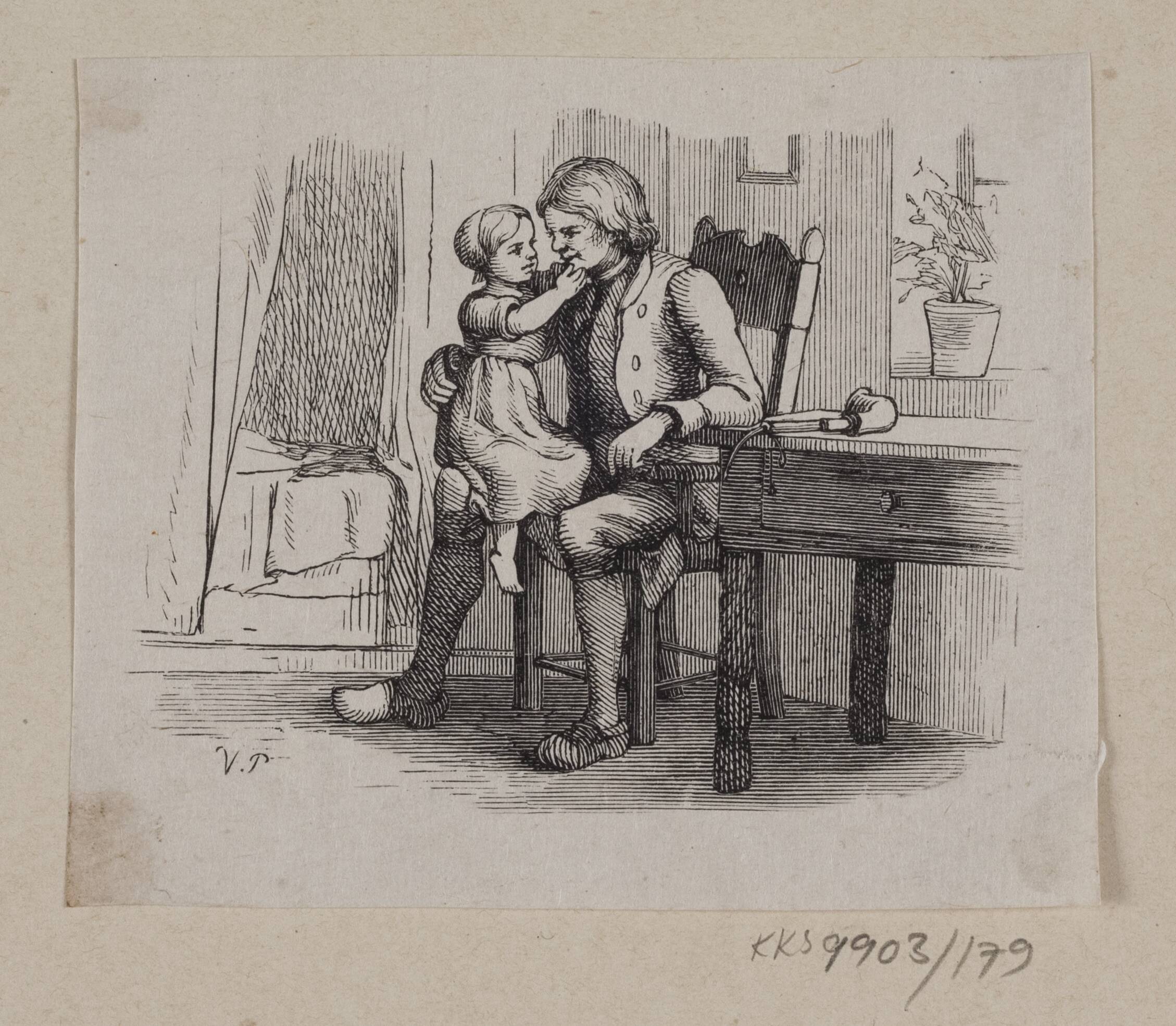Illustration til "Ib og lille Christine" i H.C. Andersen, "Eventyr og Historier", Bind 2