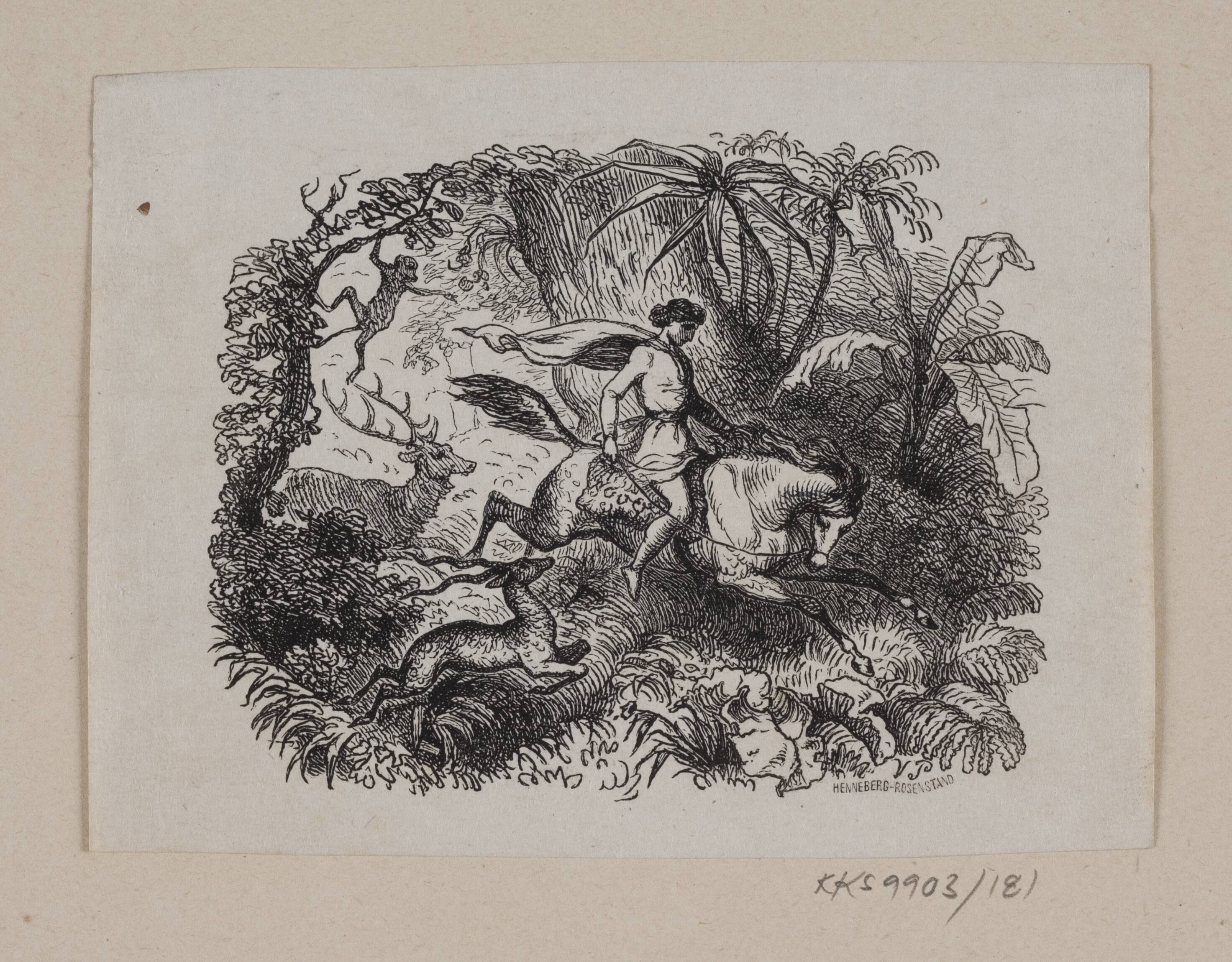 Illustration til "De Vises Steen" i H.C. Andersen, "Eventyr og Historier", Bind 2
