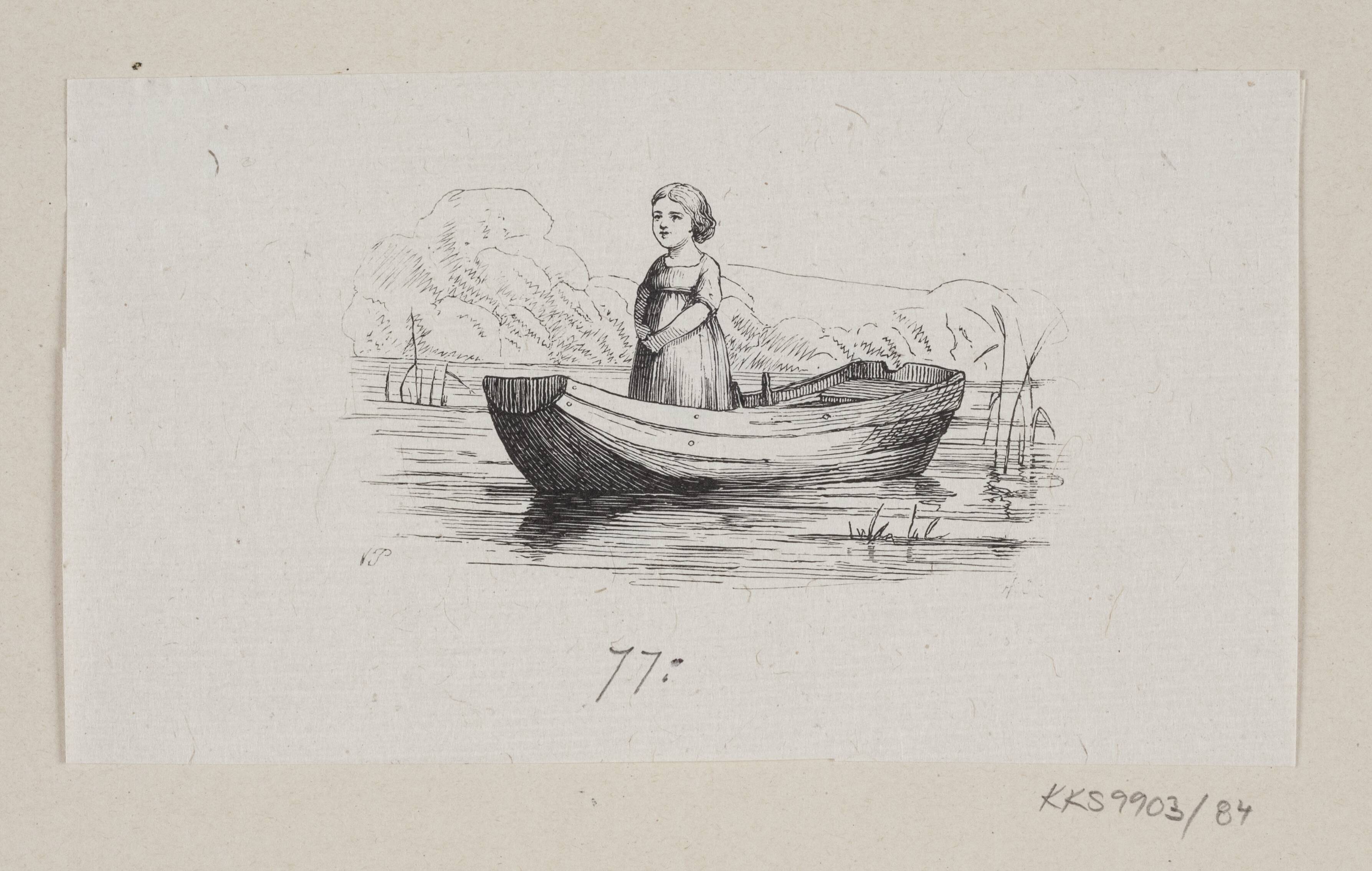 Illustration til "Snedronningen" i H.C. Andersen, "Eventyr og Historier", Bind 1