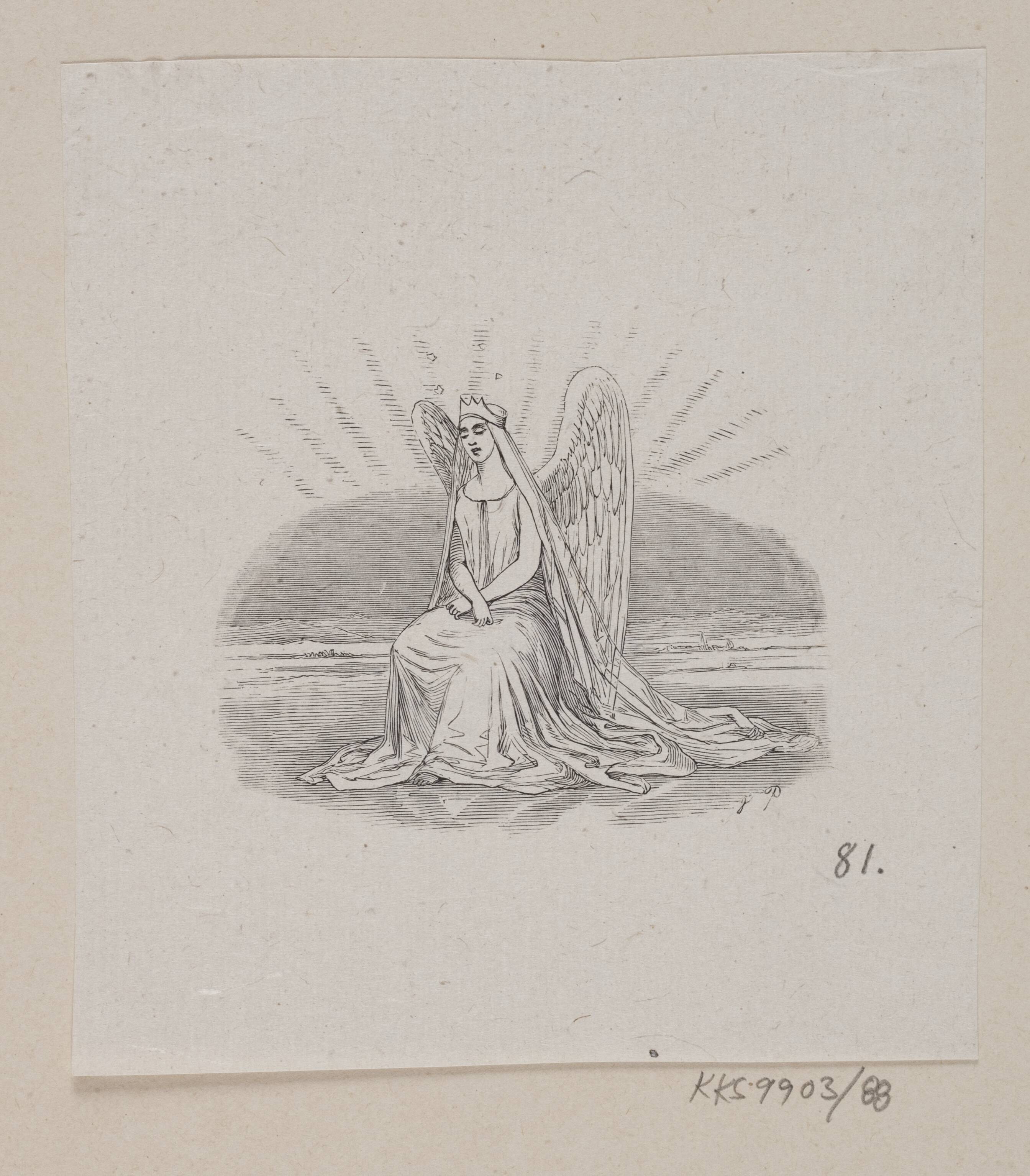 Illustration til "Snedronningen" i H.C. Andersen, "Eventyr og Historier", Bind 1