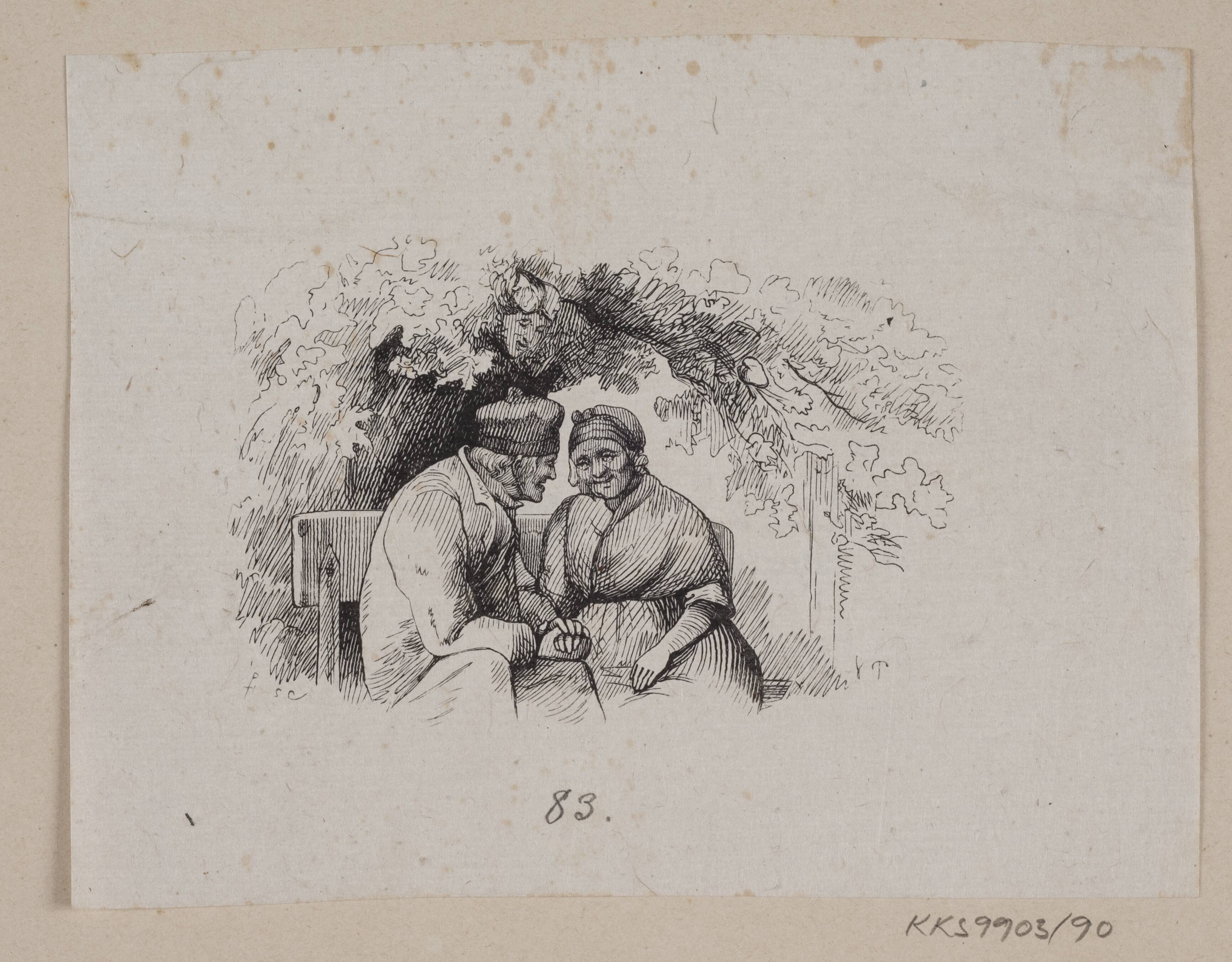 Illustration til "Hyldemoer" i H.C. Andersen, "Eventyr og Historier", Bind 2