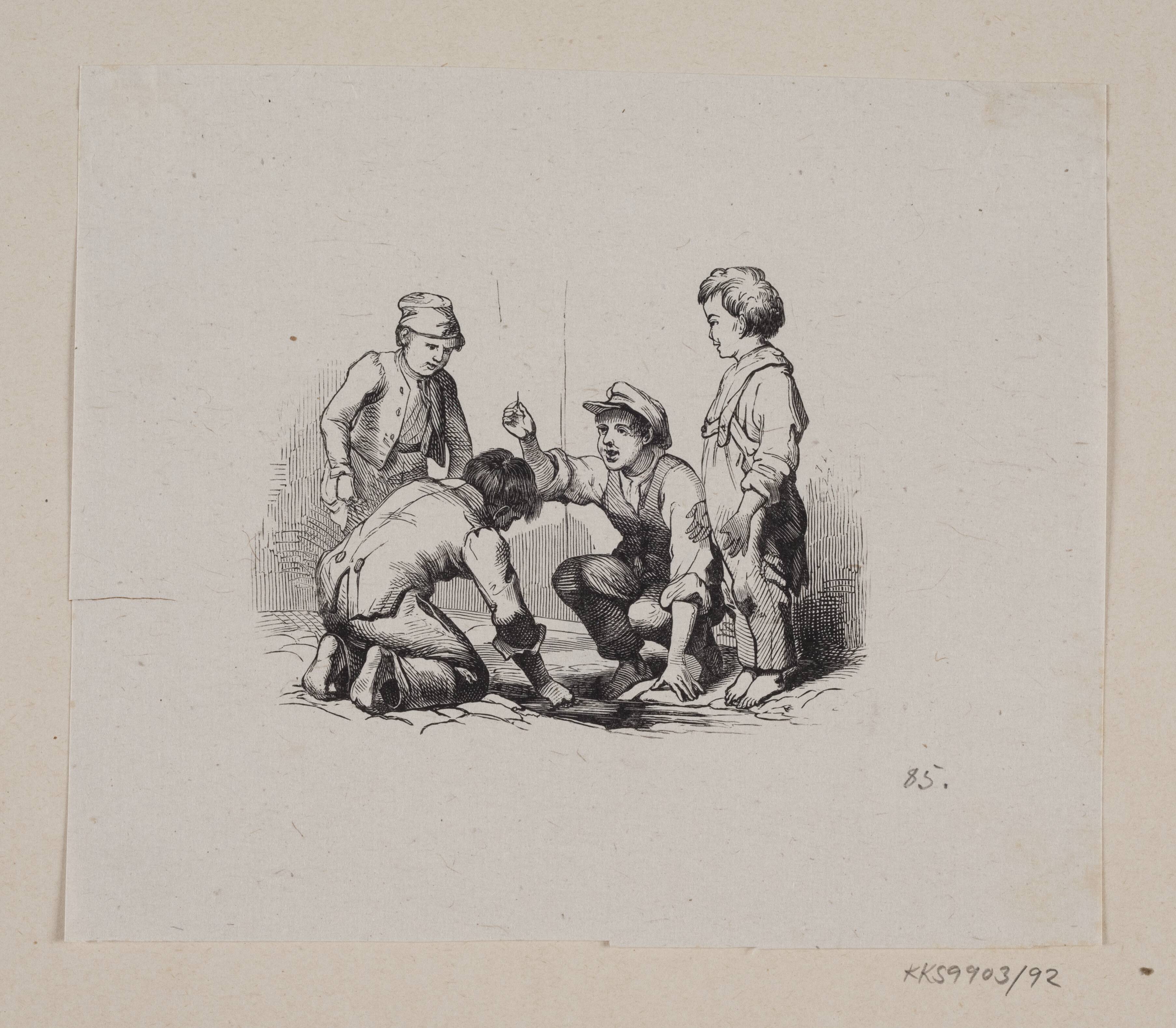 Illustration til "Stoppenaalen" i H.C. Andersen, "Eventyr og Historier", Bind 2