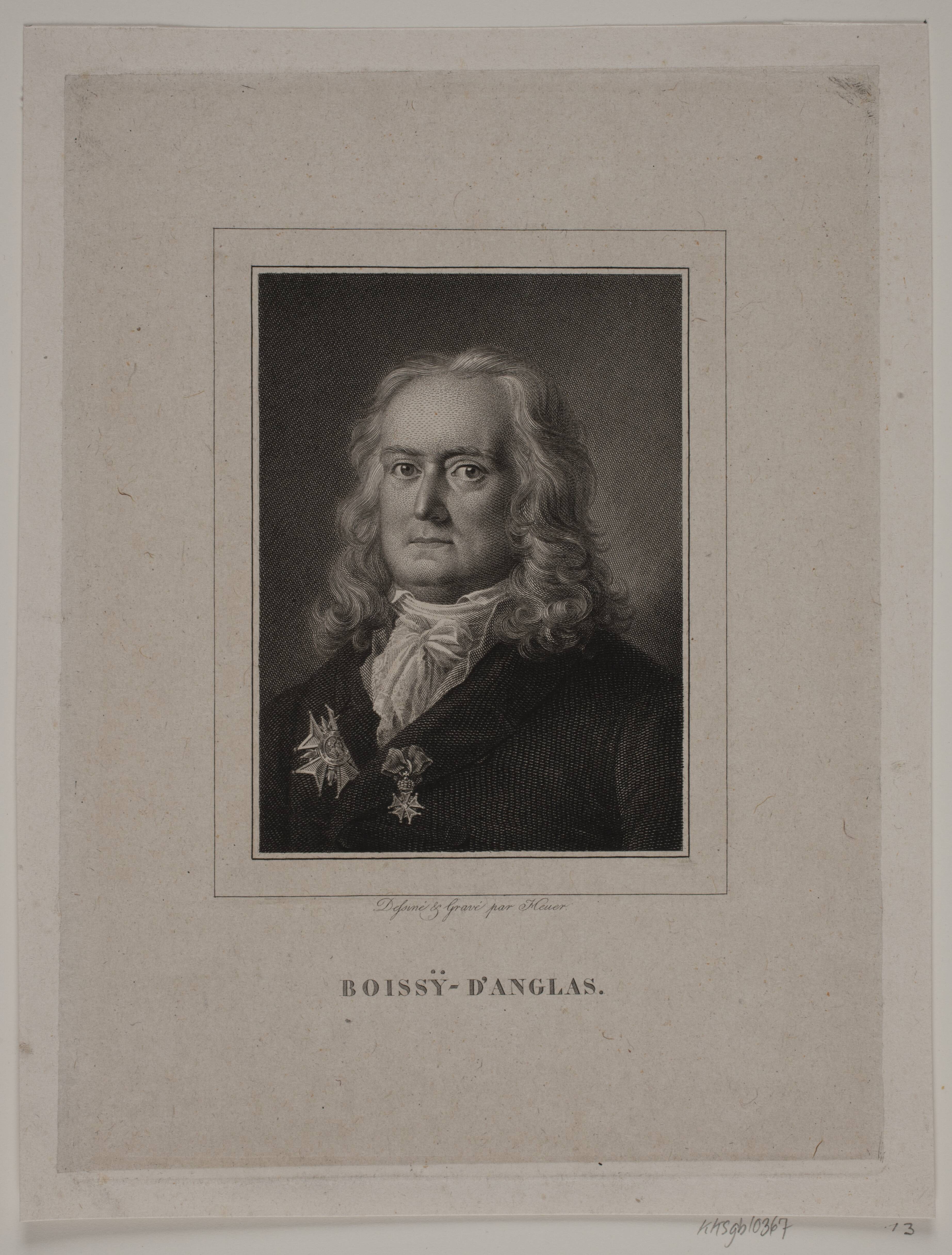 Francois Antoine Boissy d'Anglas