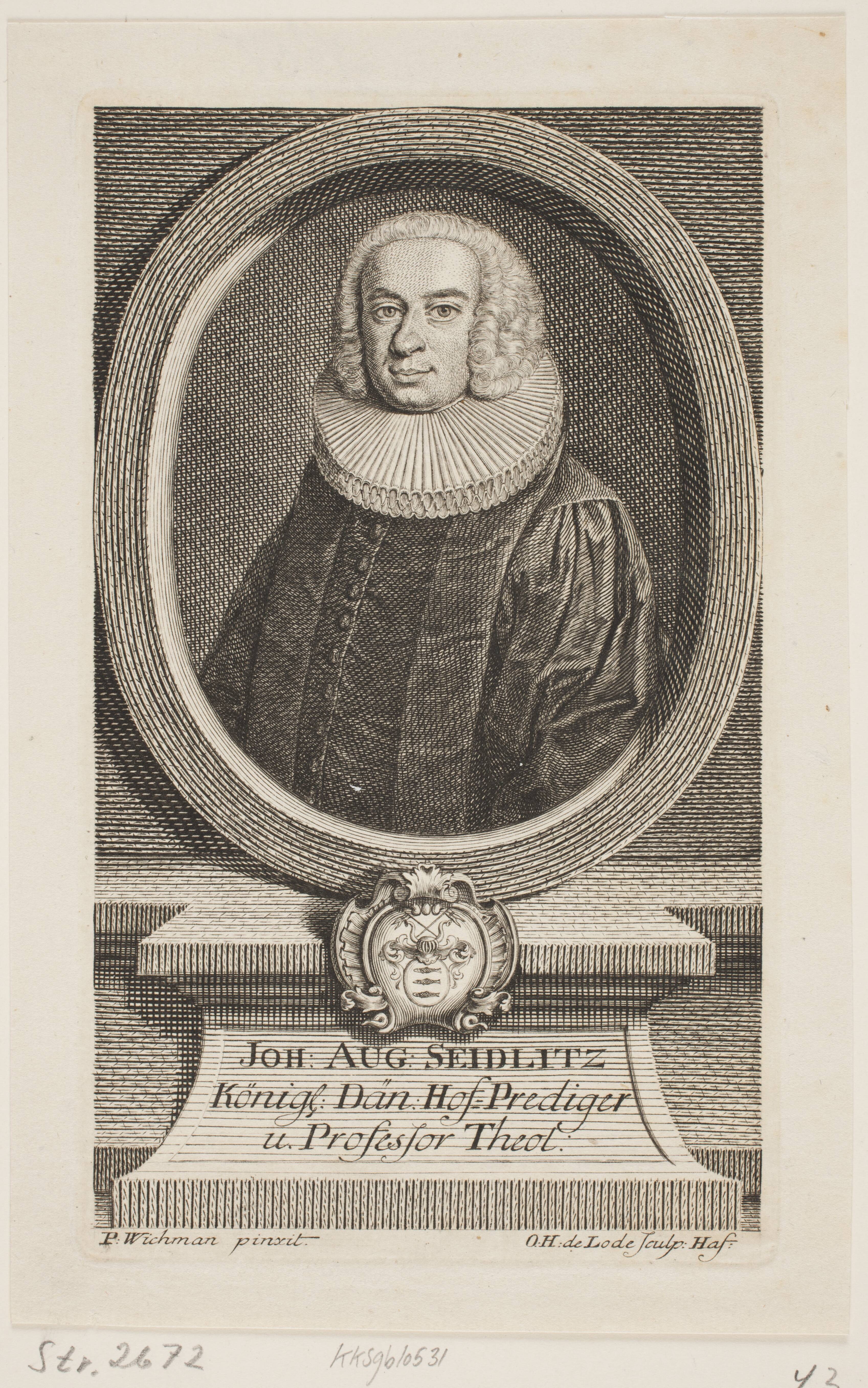 Johan August Seidlitz, Præst