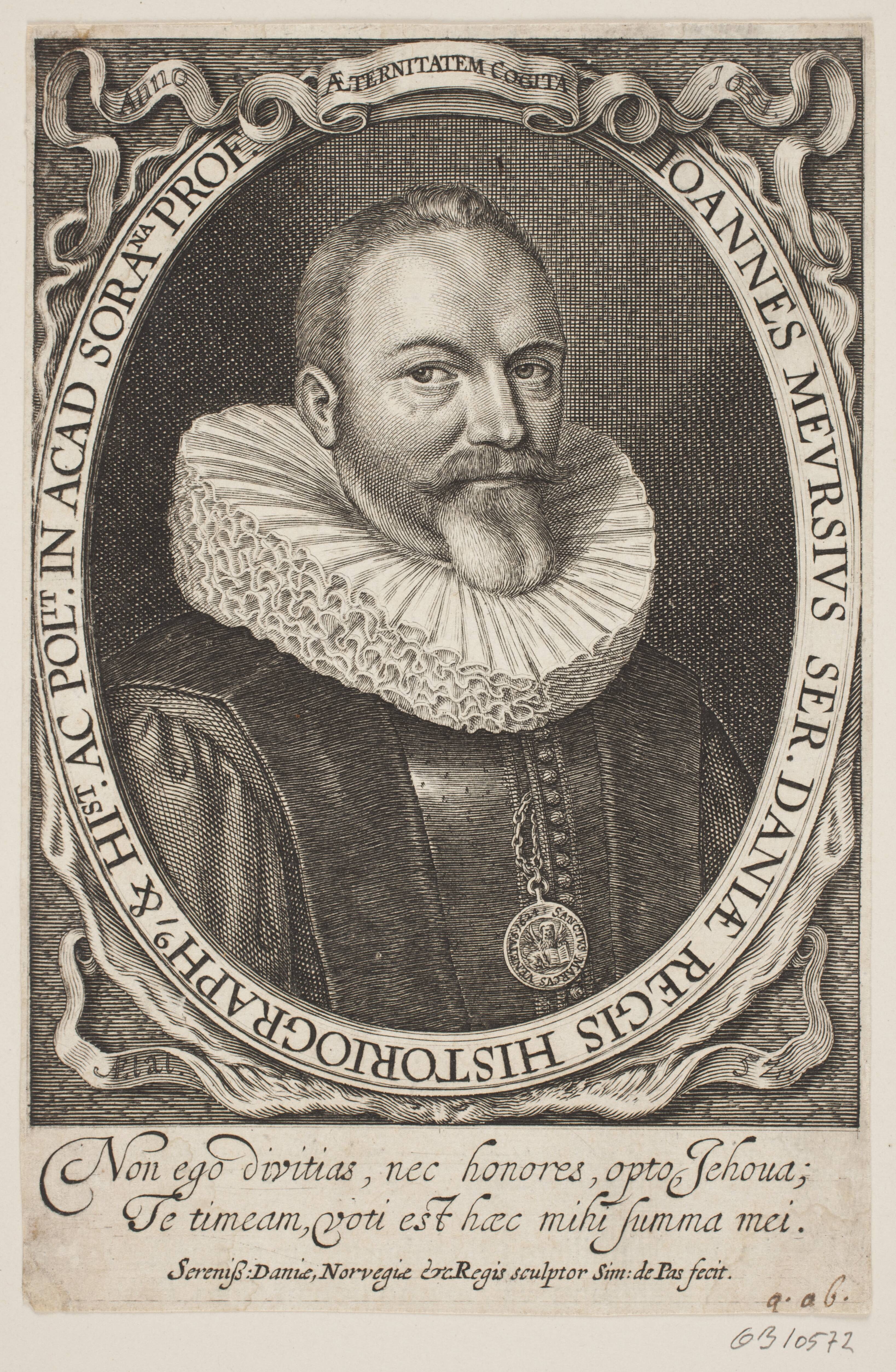 Johannes Meursius, kongelig histograf