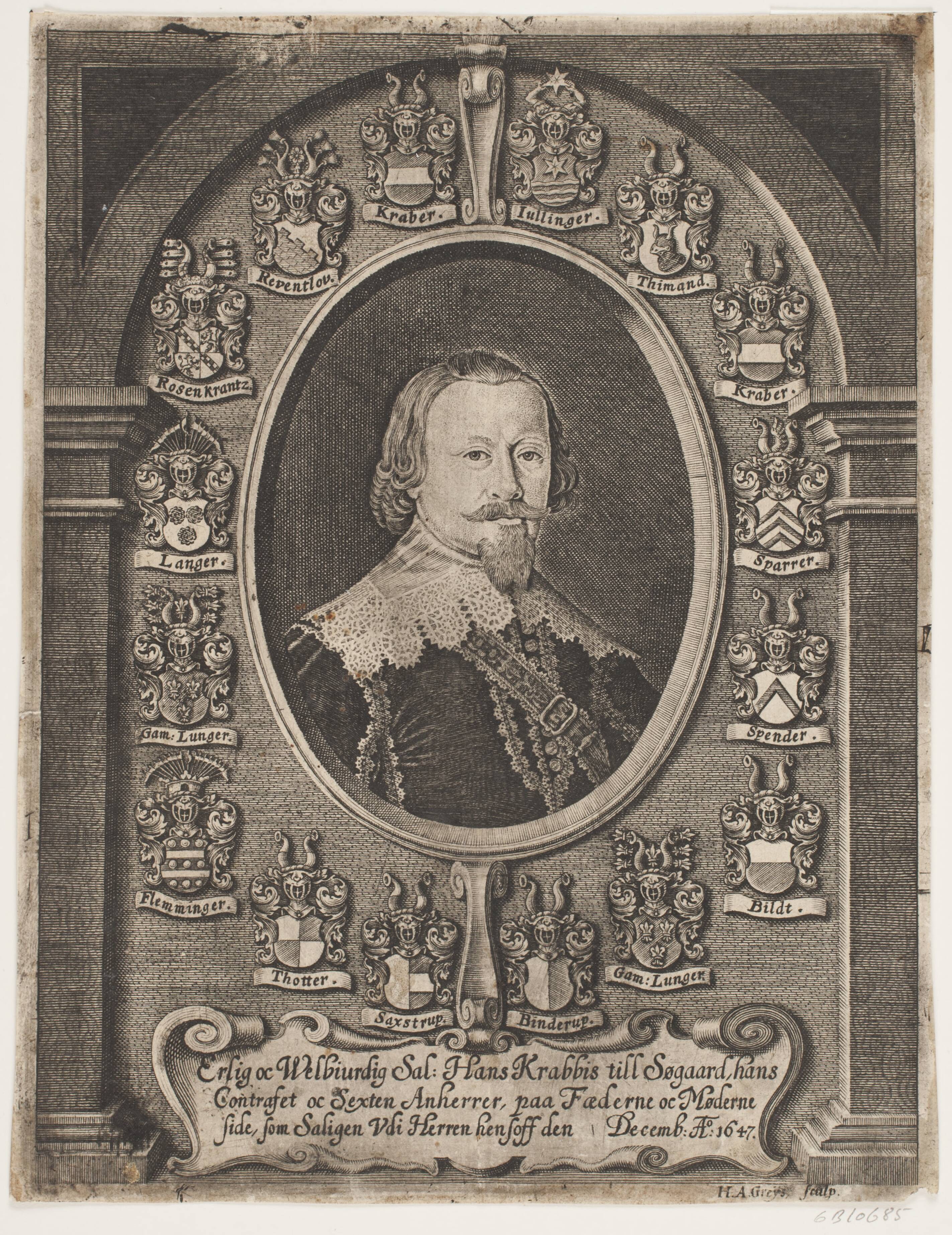 Hans Krabbe til Søgård. Fra en ligprædiken 1648