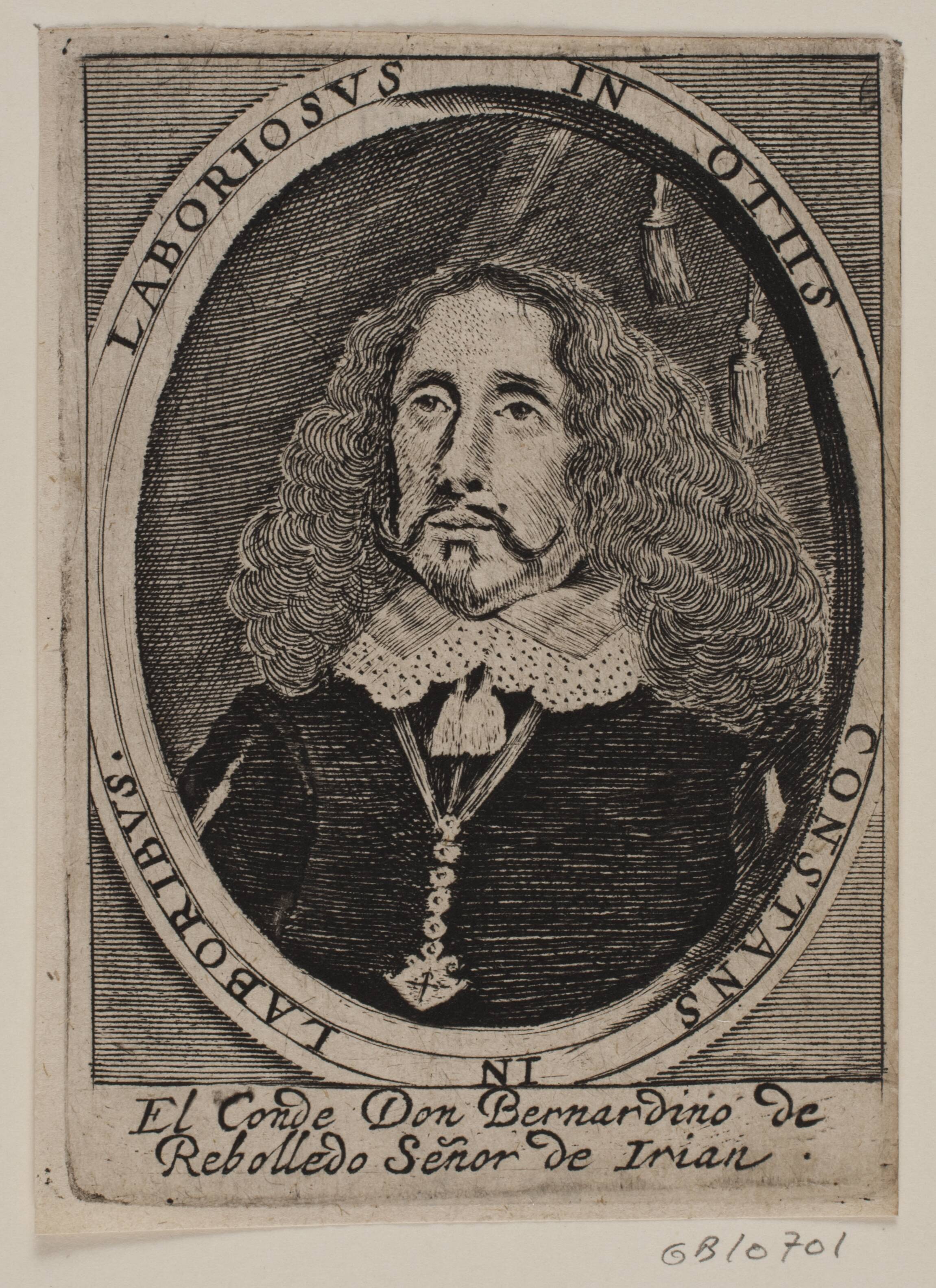 Don Bernardino de Rebolledo, spansk gesandt