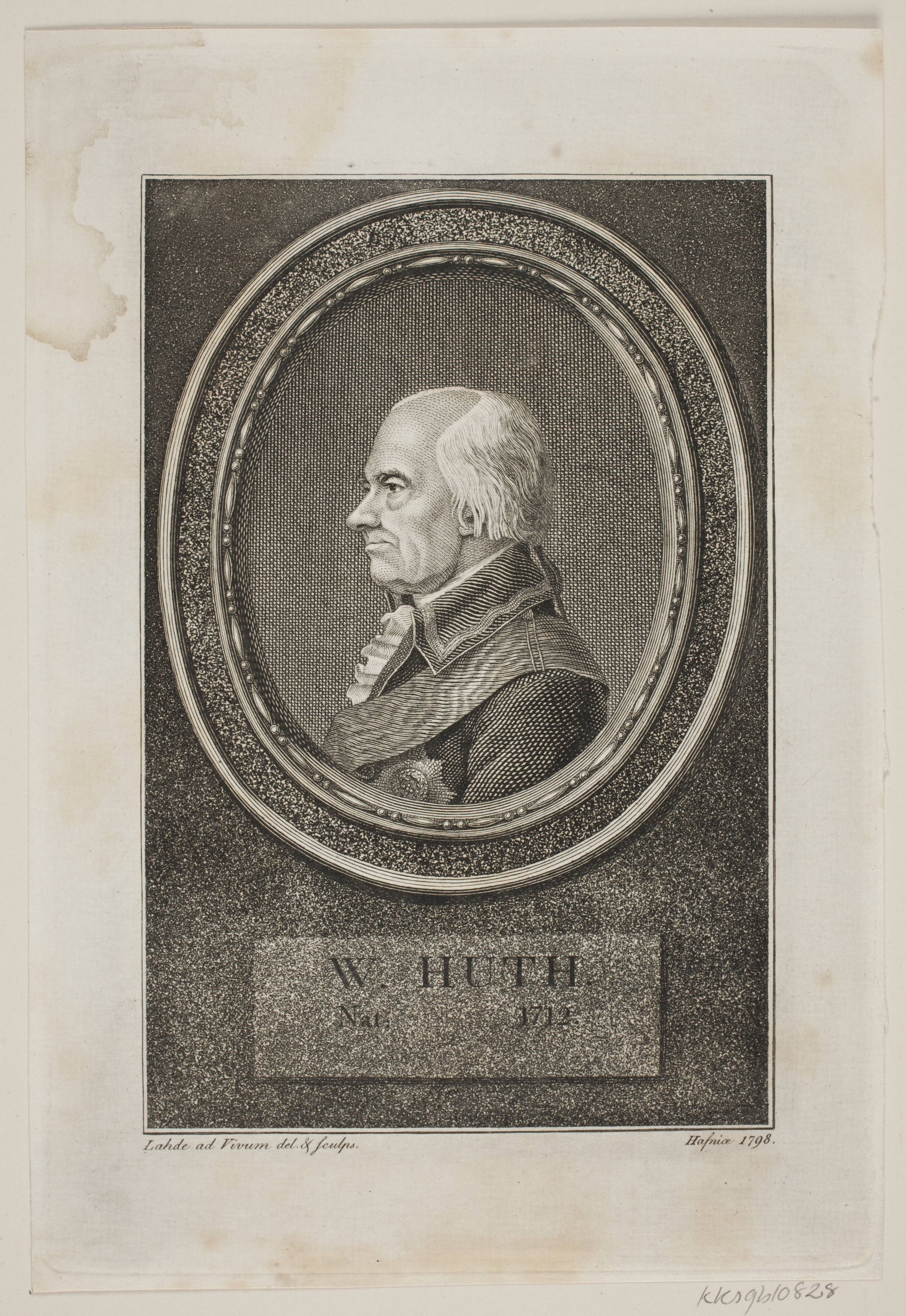 Portræt af W. Huth