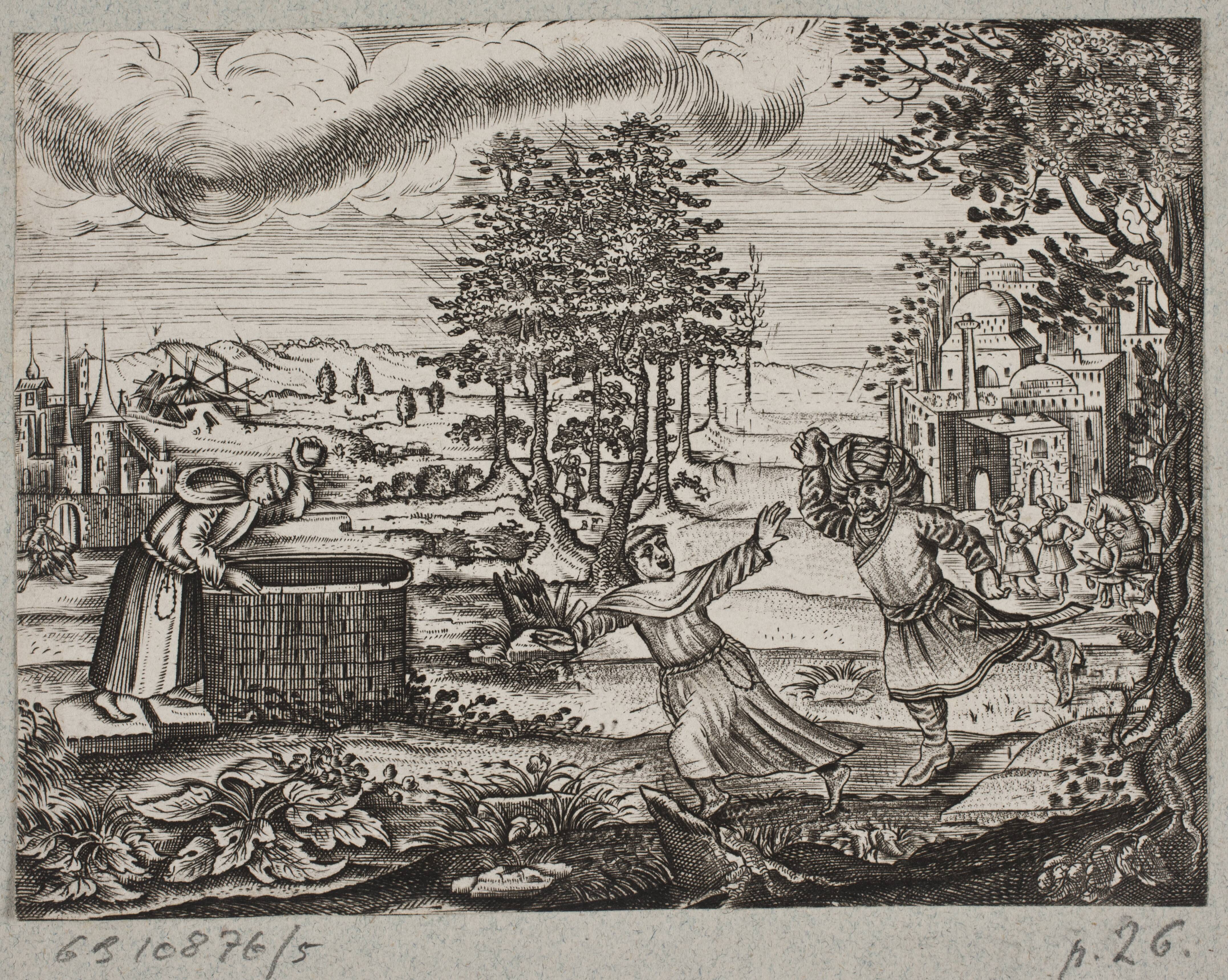 Illustration til Adam Olearius, “Persianischer Rosenthal von einem Sinnreichen Poeten Schich Saadi […]”, Schleswig 1660
