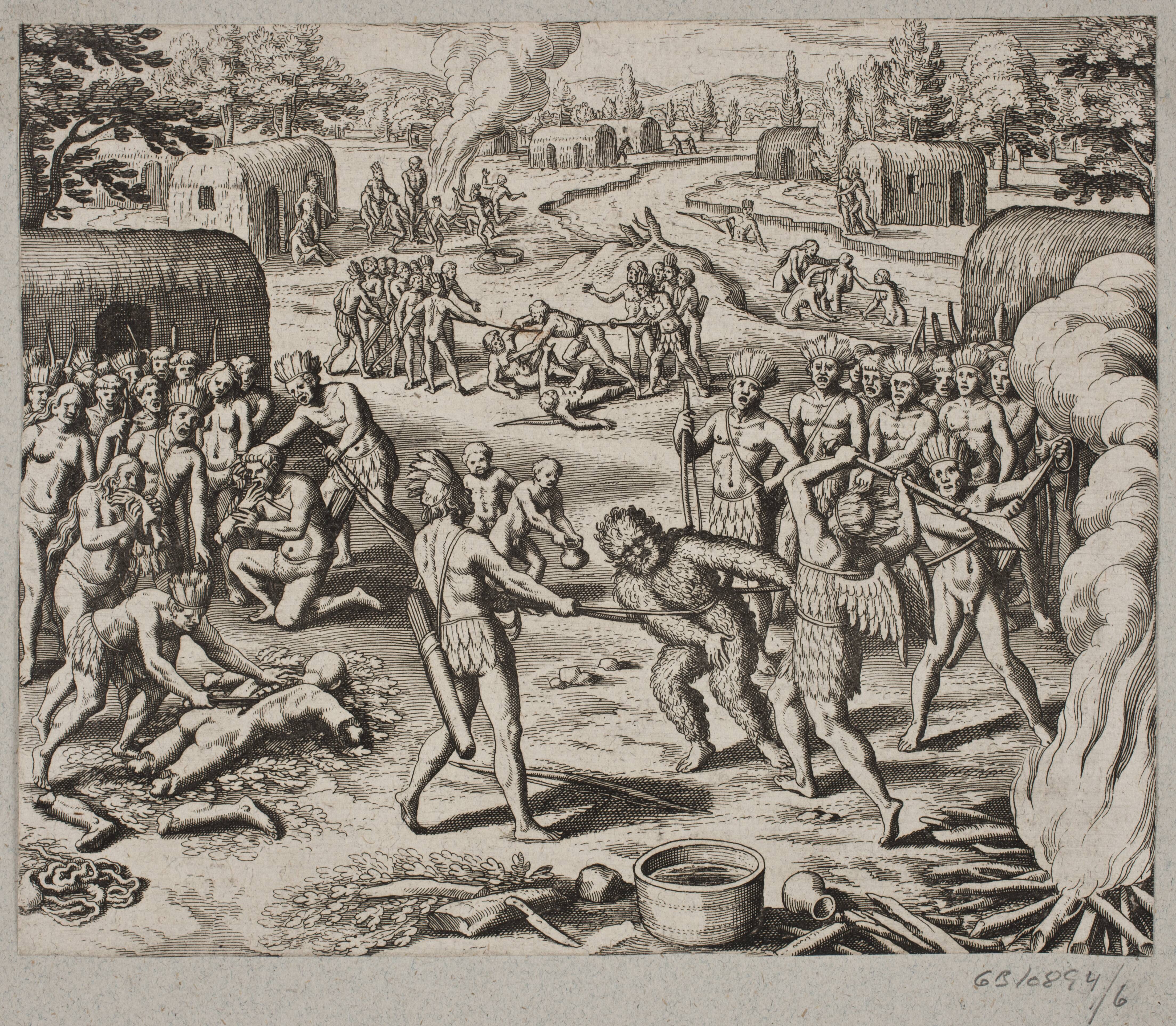 Når de fanger en af deres fjender bliver de på barbarisk og umenneskelig vis henrette og spist