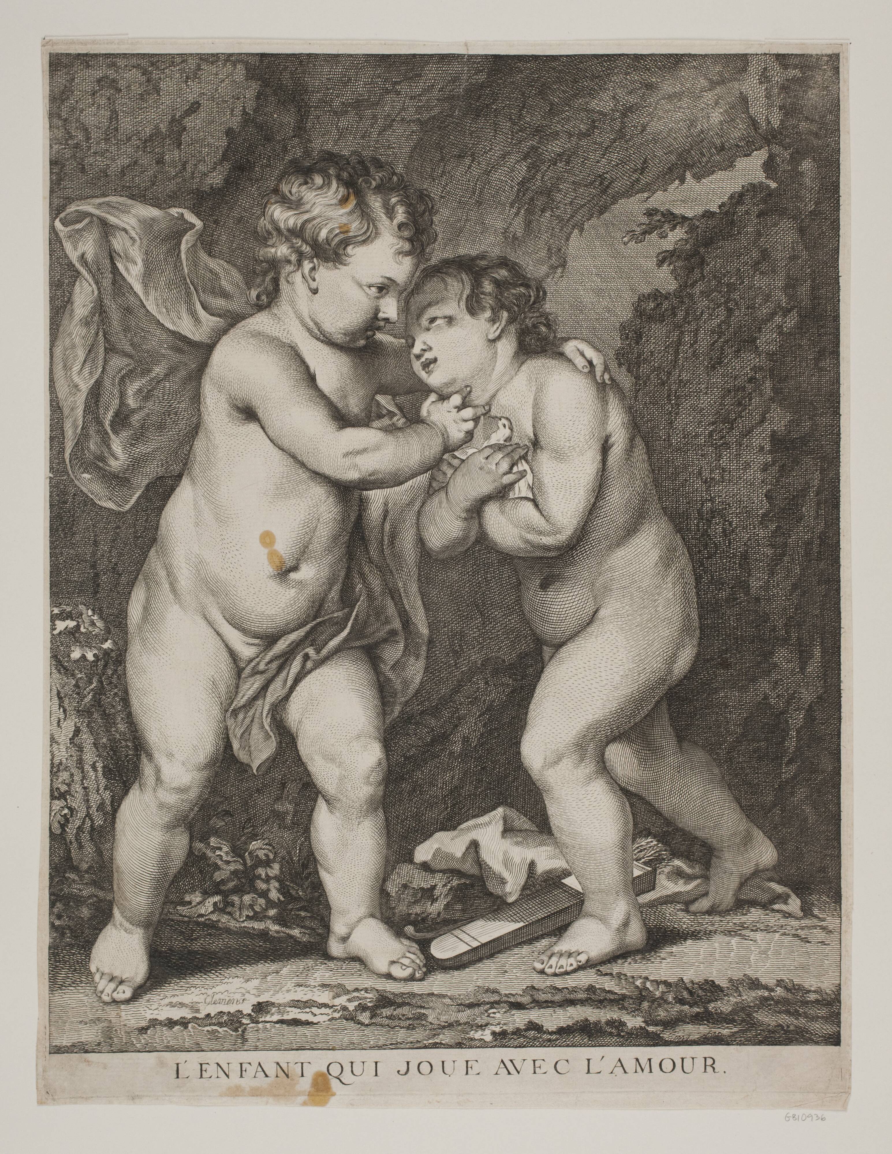 L'enfant qui joue avec l'Amour