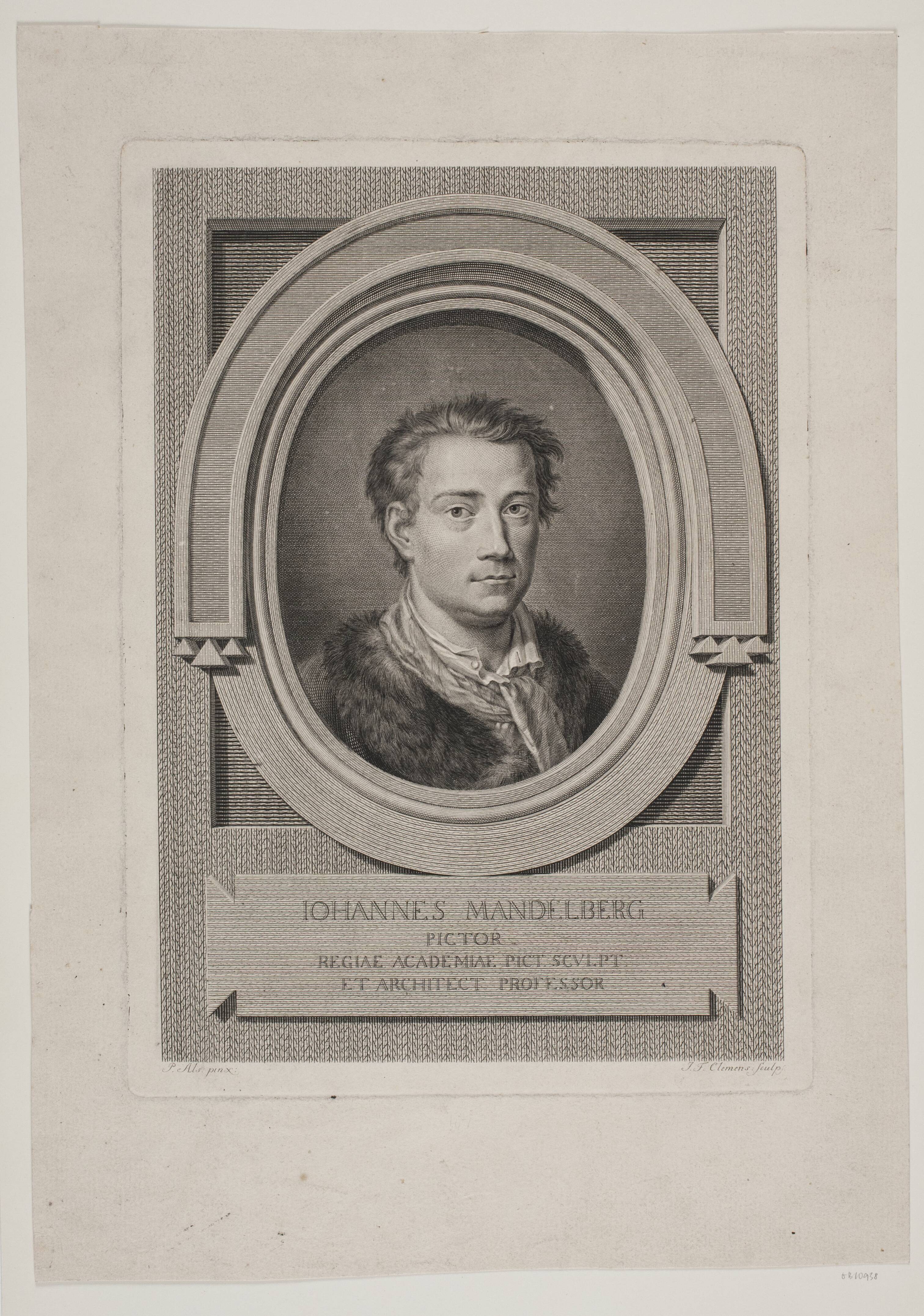 Portræt af maleren Johan Mandelberg