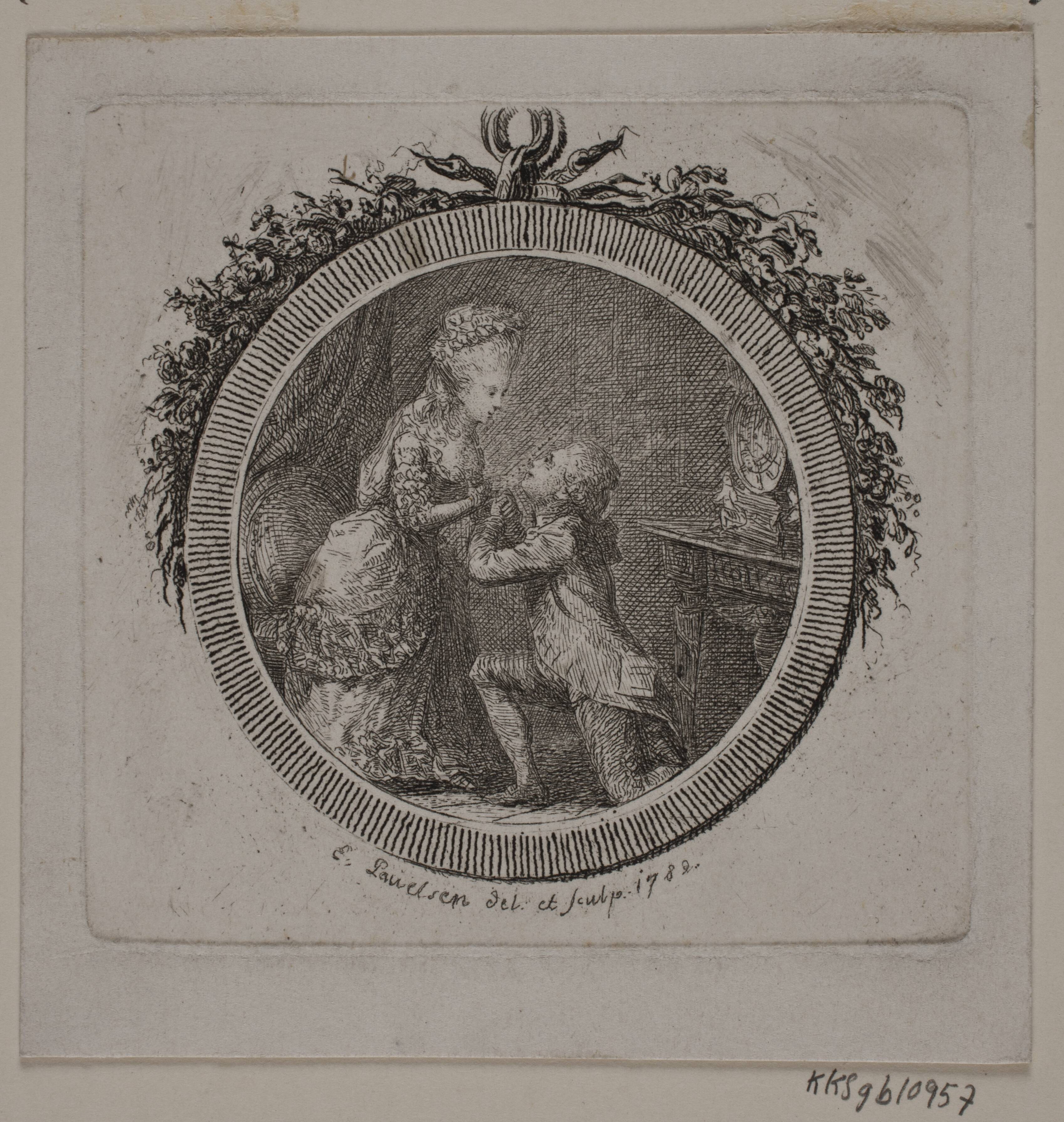 Vignet til S. Richardson "Sir Grandisons Historie"