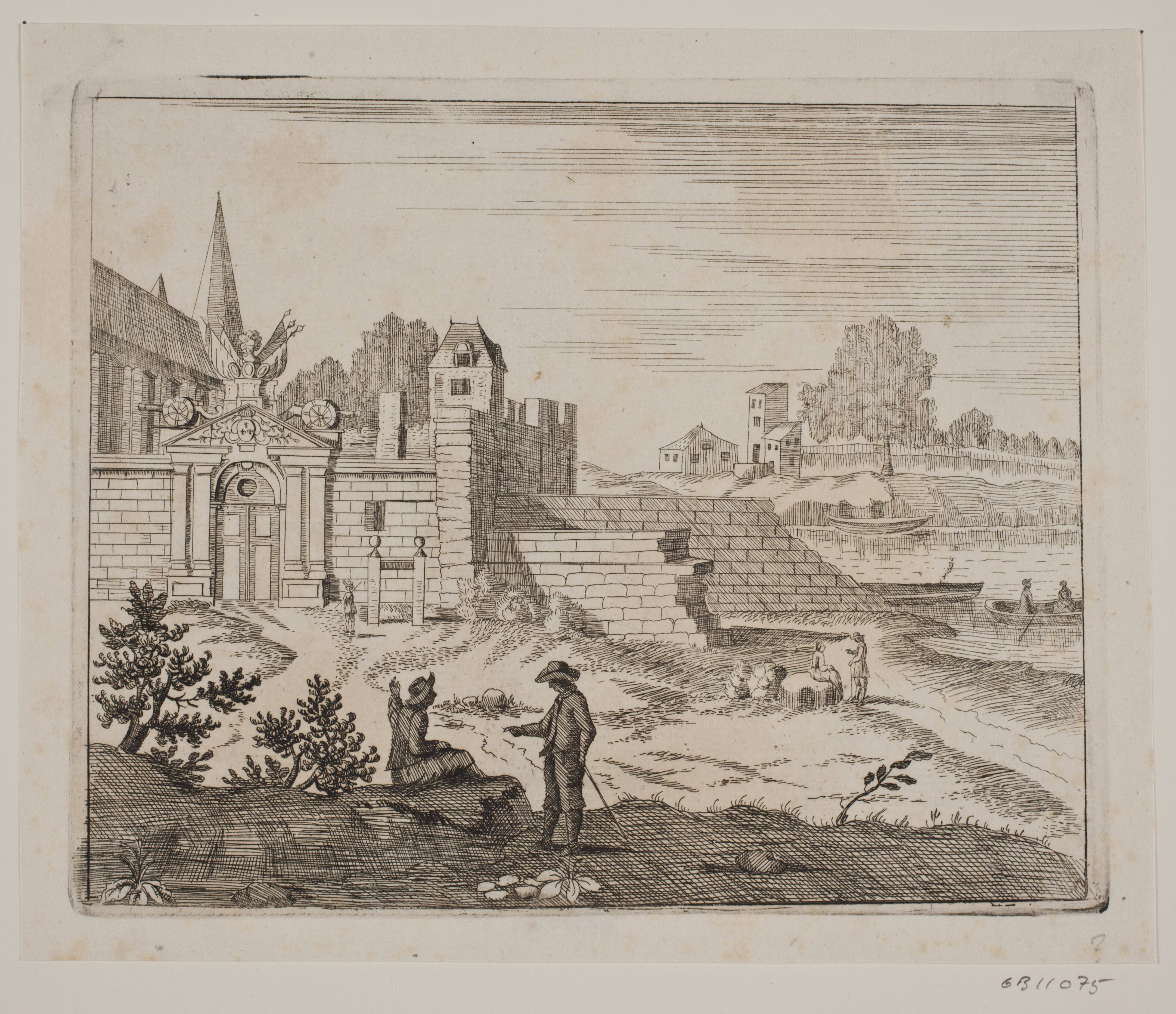 Udenfor et kloster