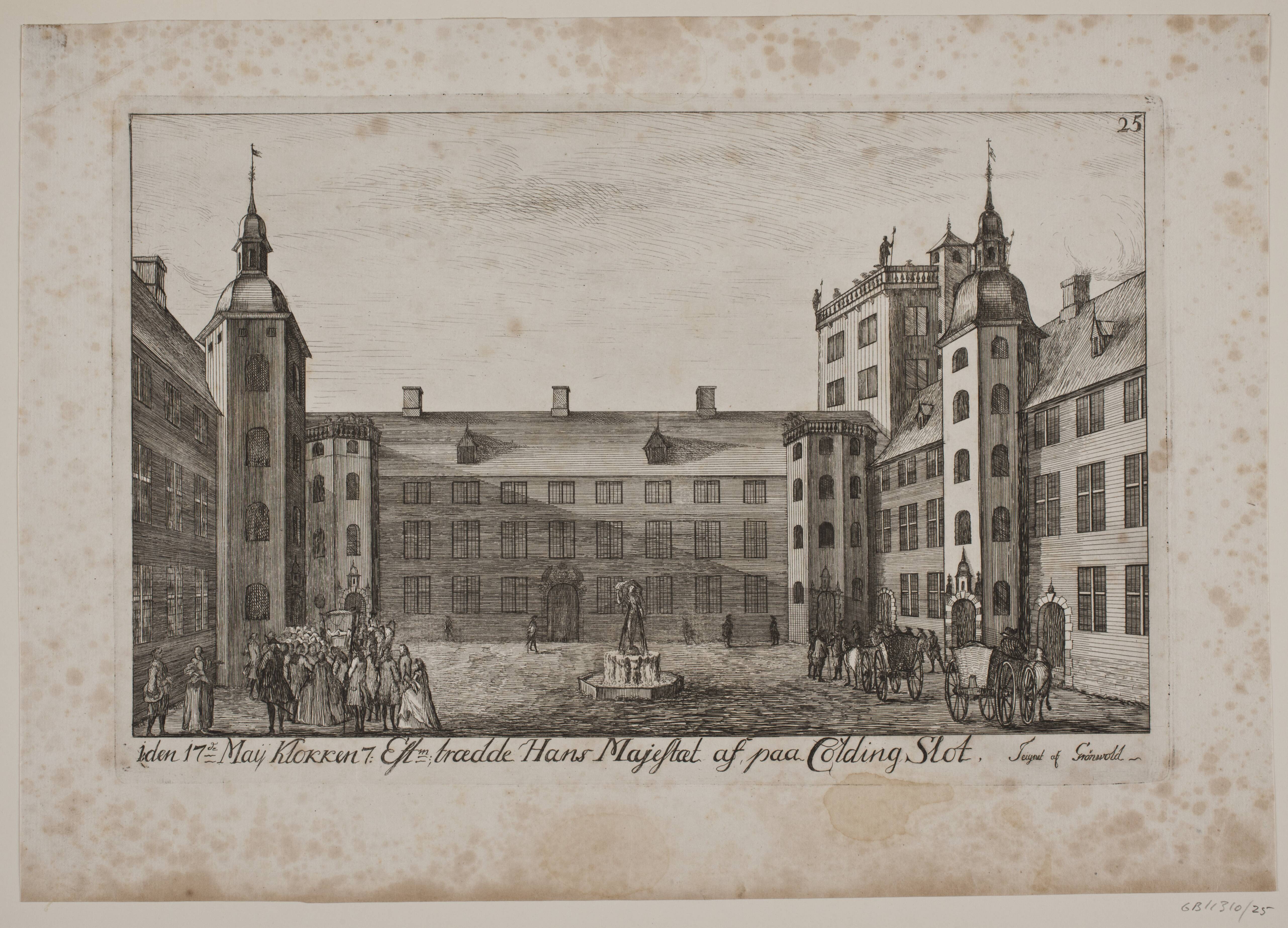 Frederik V på Koldinghus