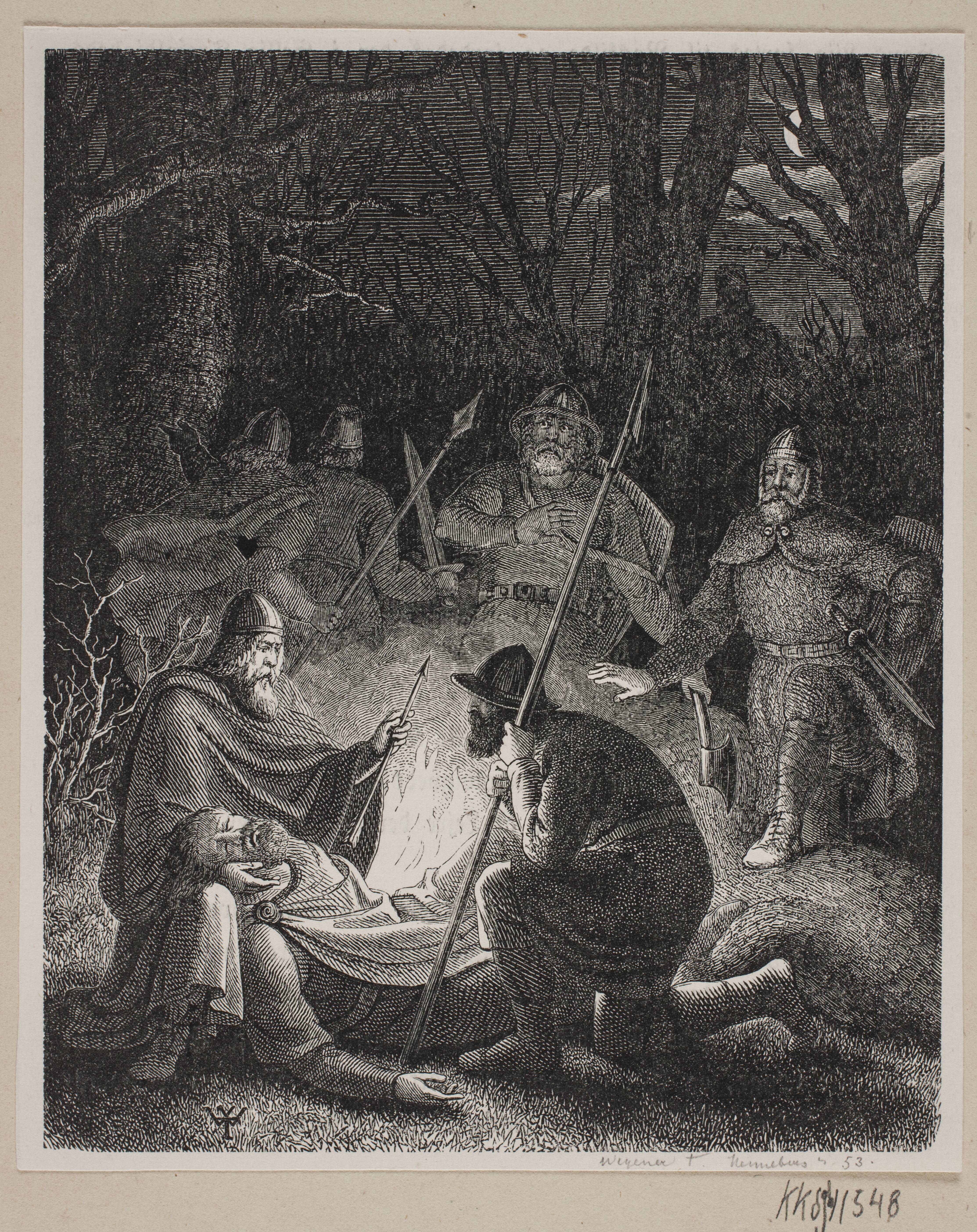 Ilustration til Fabricius' Danmarks historie.