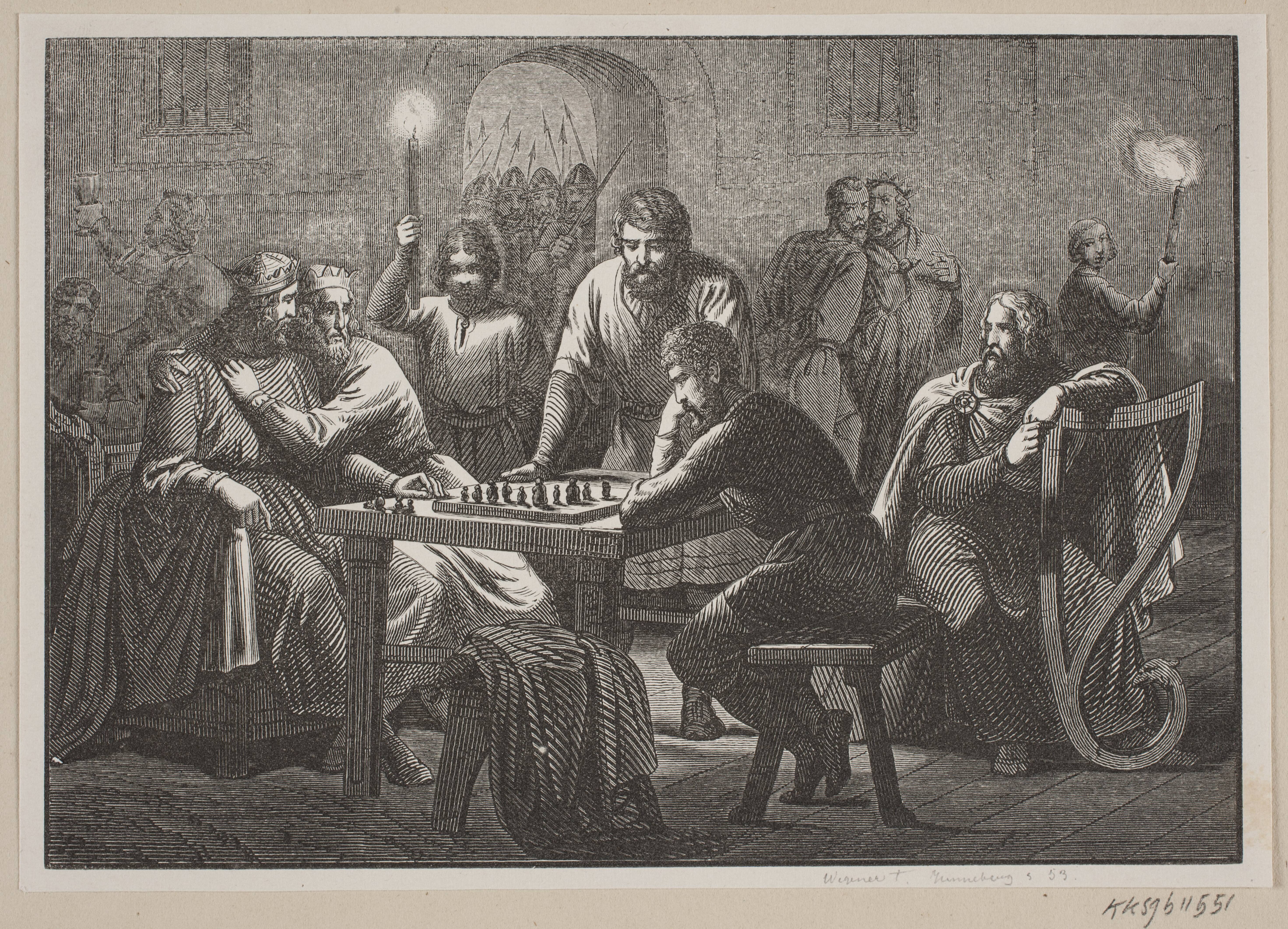 Ilustration til Fabricius' Danmarks historie.