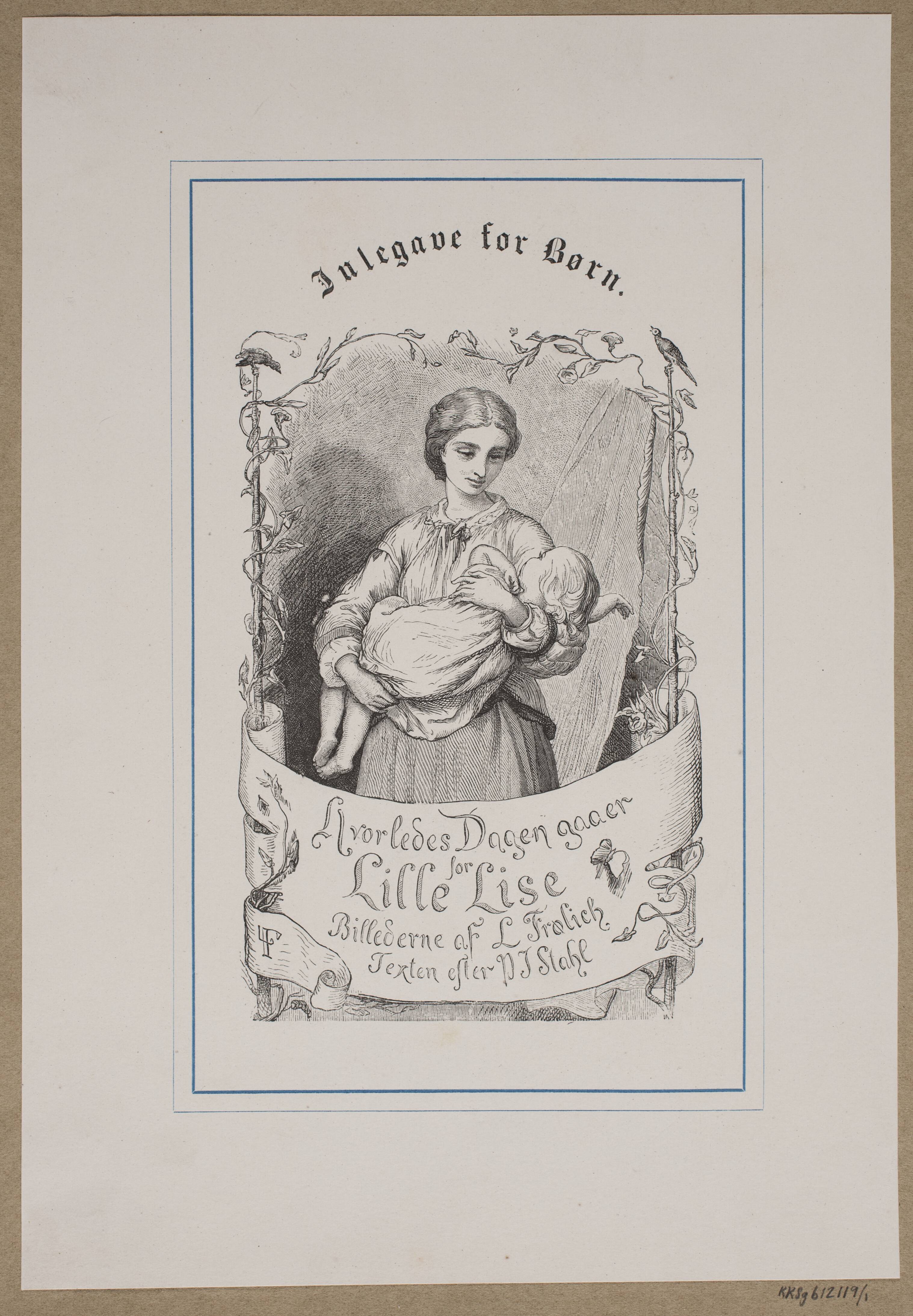 Illustration til "Hvorledes Dagen gaaer for Lille Lise"