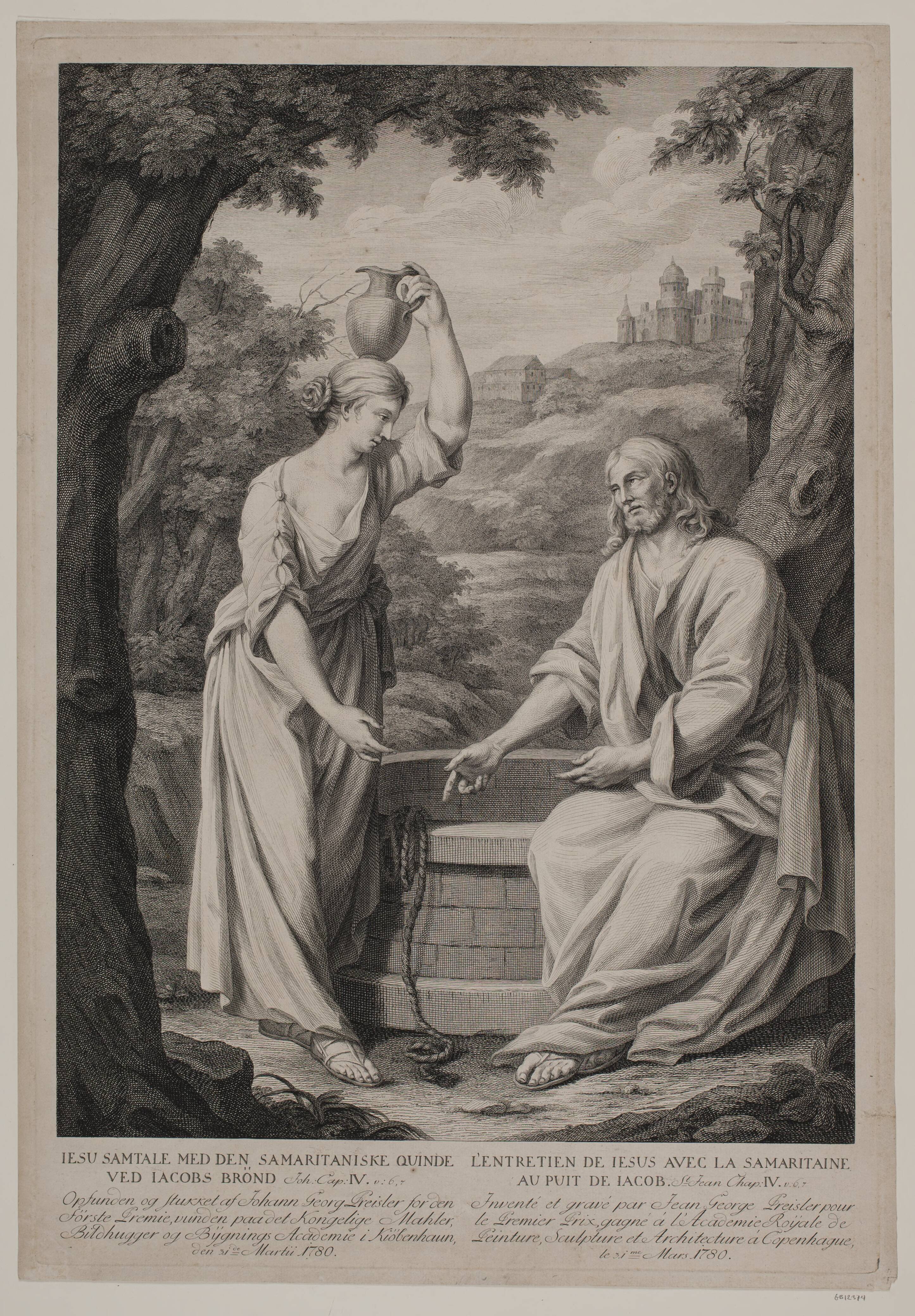 Jesu samtale med den samaritanske Quinde ved Iacobs Brönd