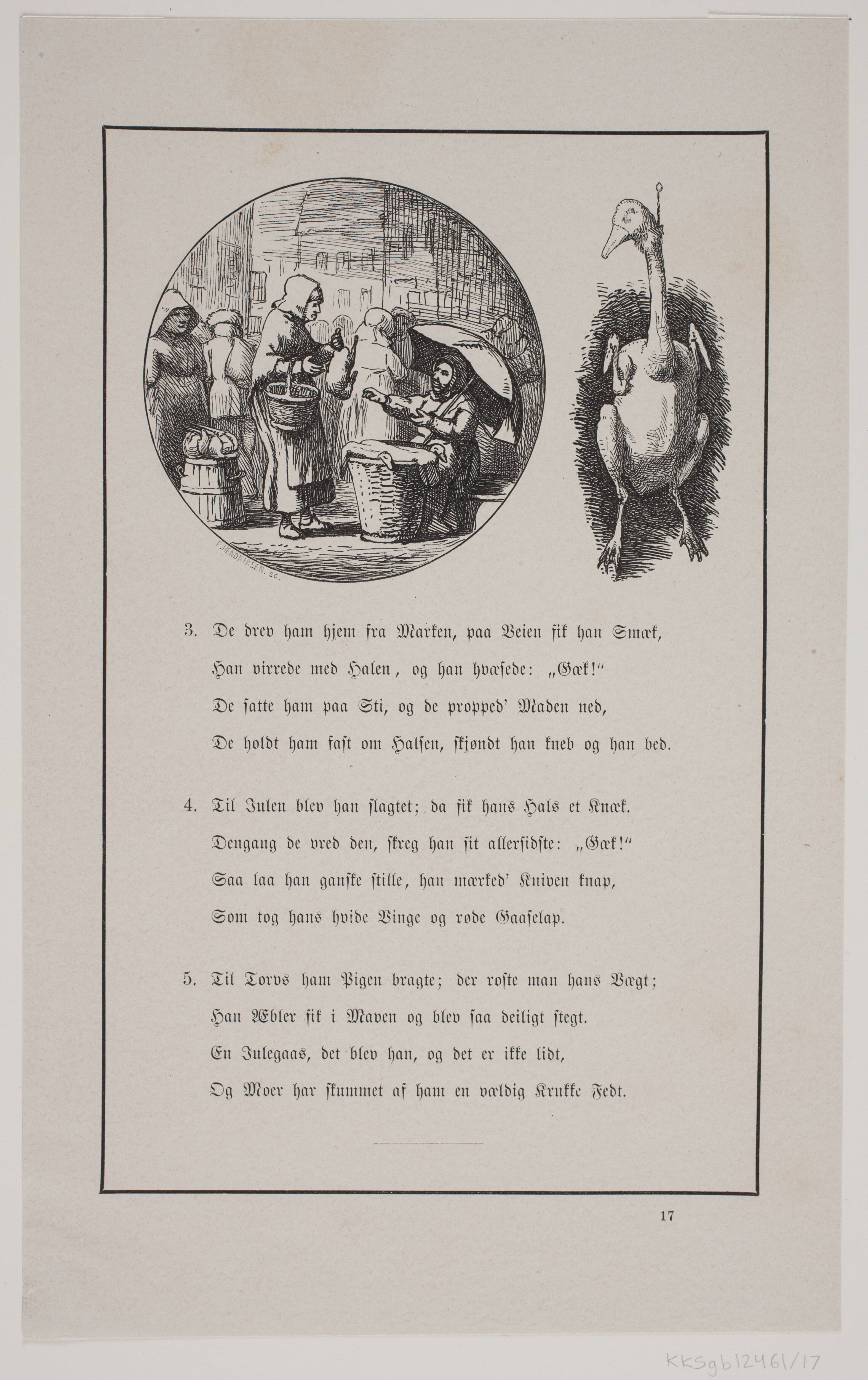 Illustration til Johan Krohn, "Peters jul"