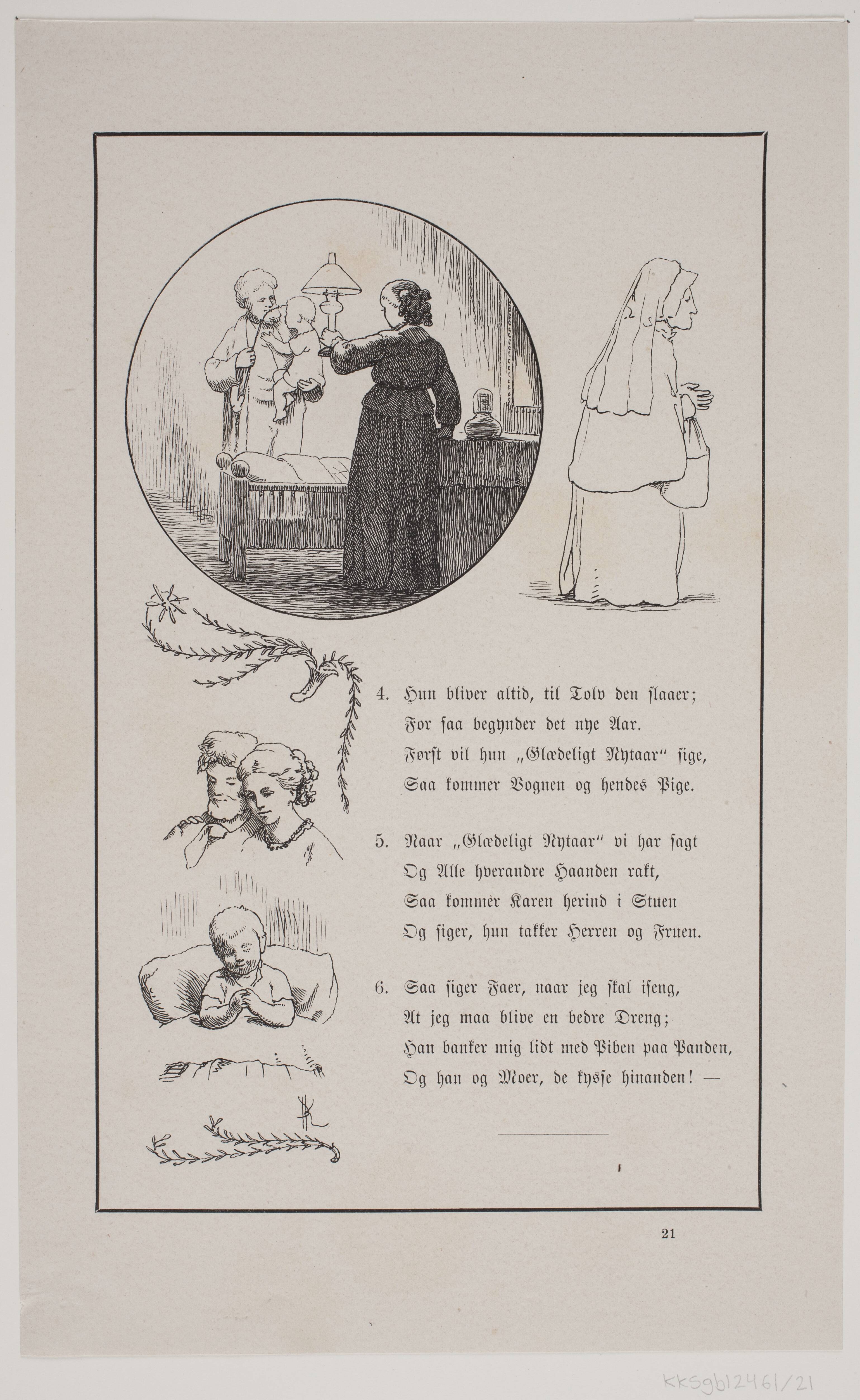 Illustration til Johan Krohn, "Peters jul"