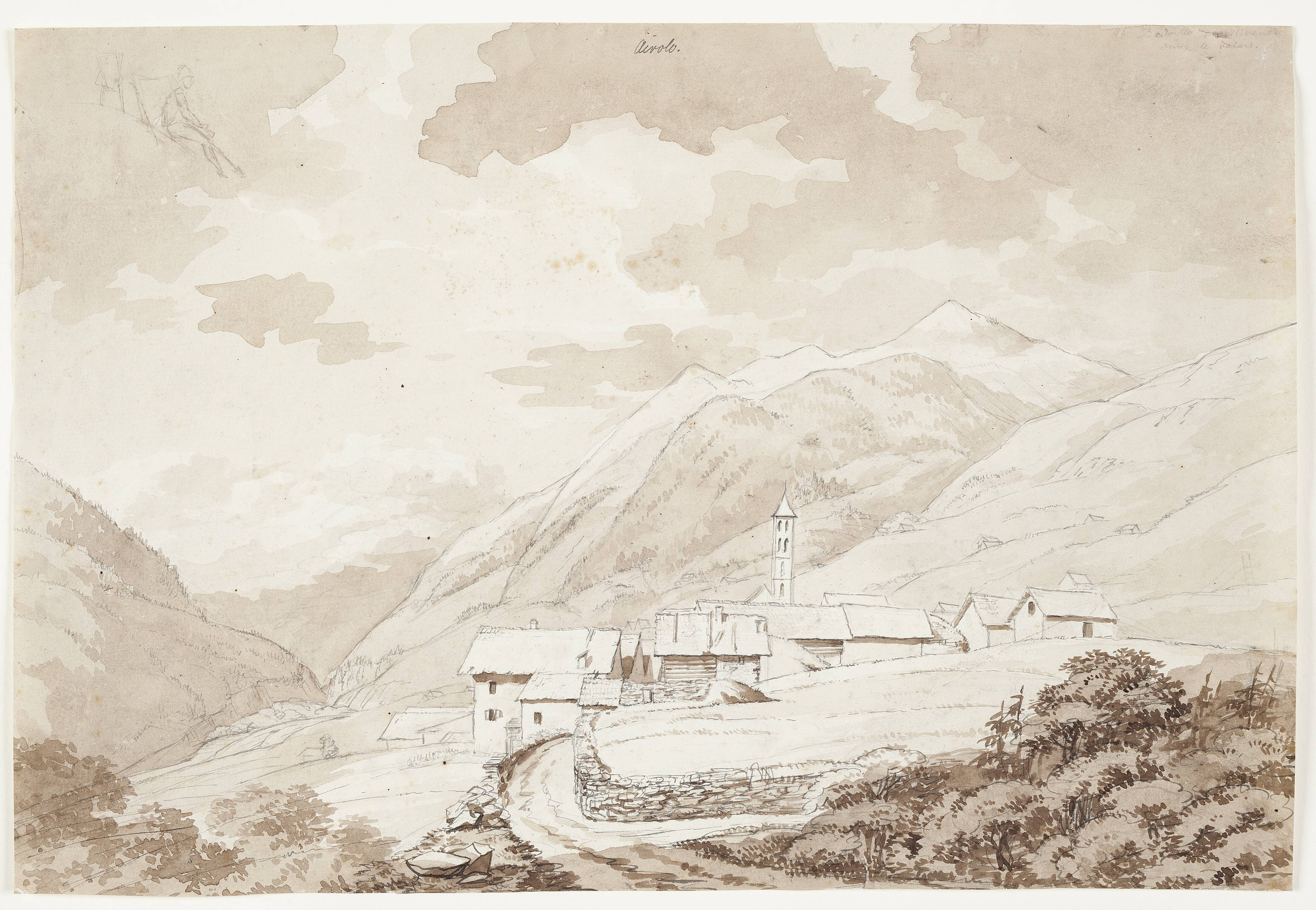 Landsbyen Airolo i Alperne