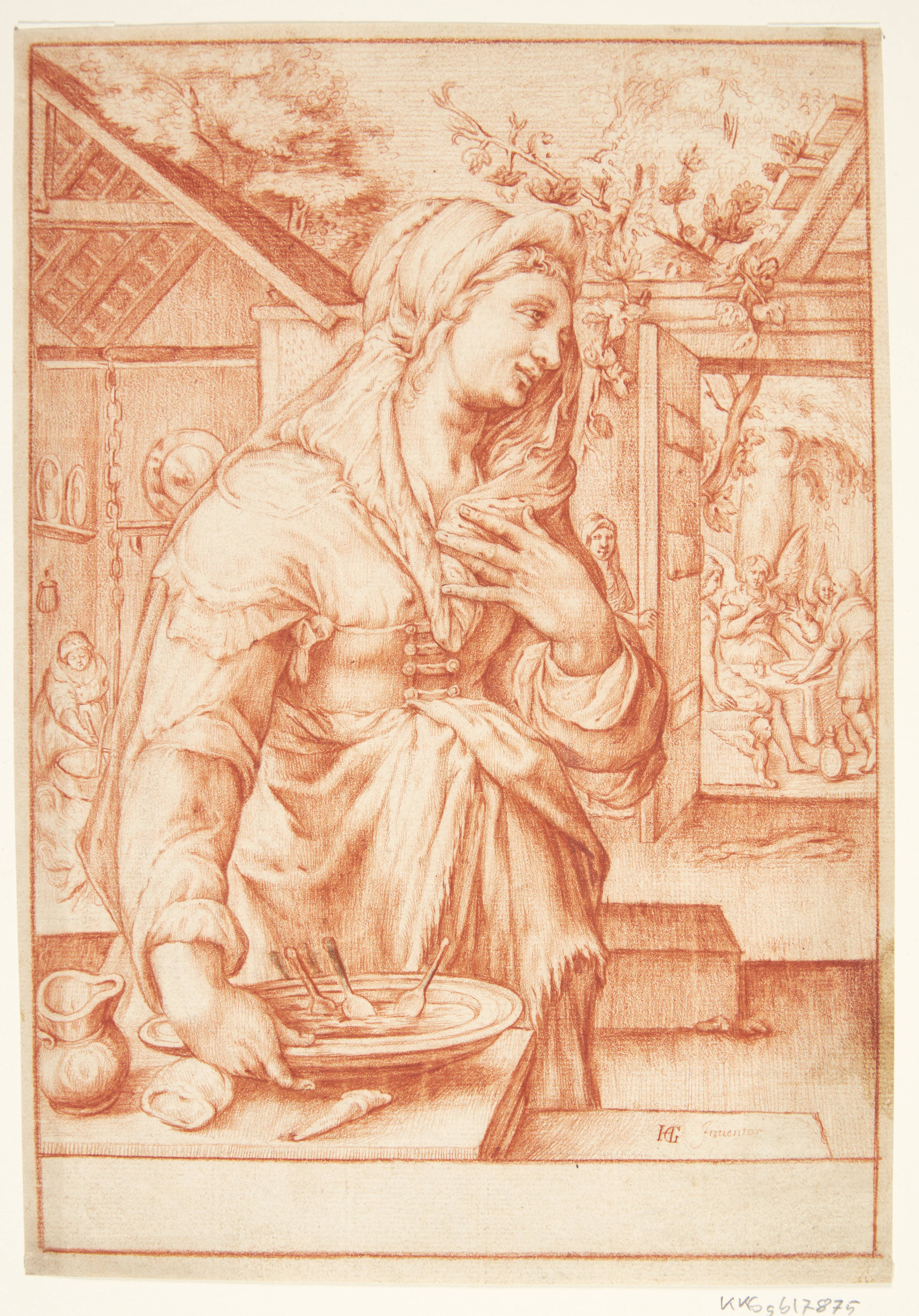 Sarah i køkkenet