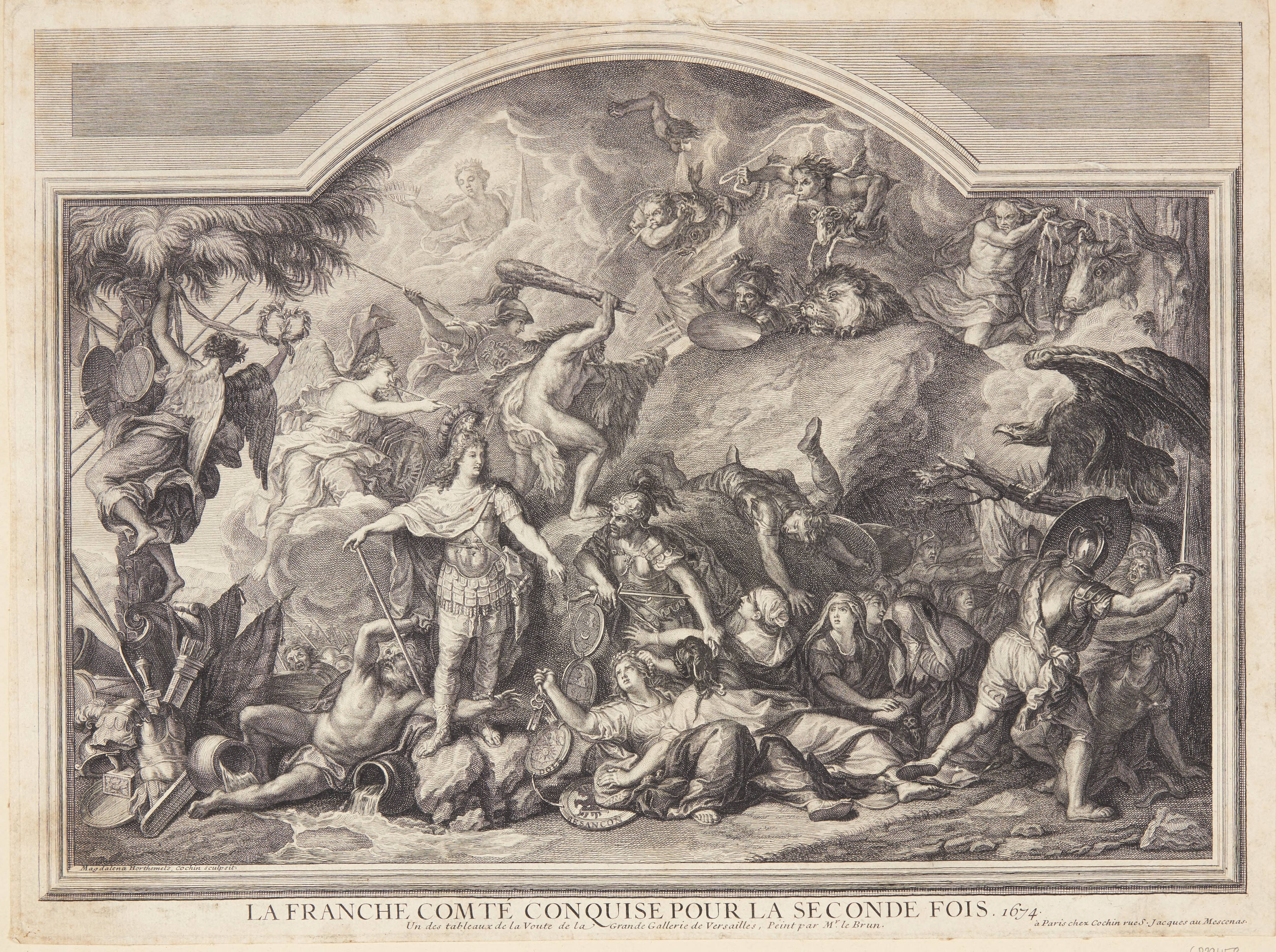 Den franske generobring af Franche-Comté i 1674 (La France Comté conquise pour la seconde fois)