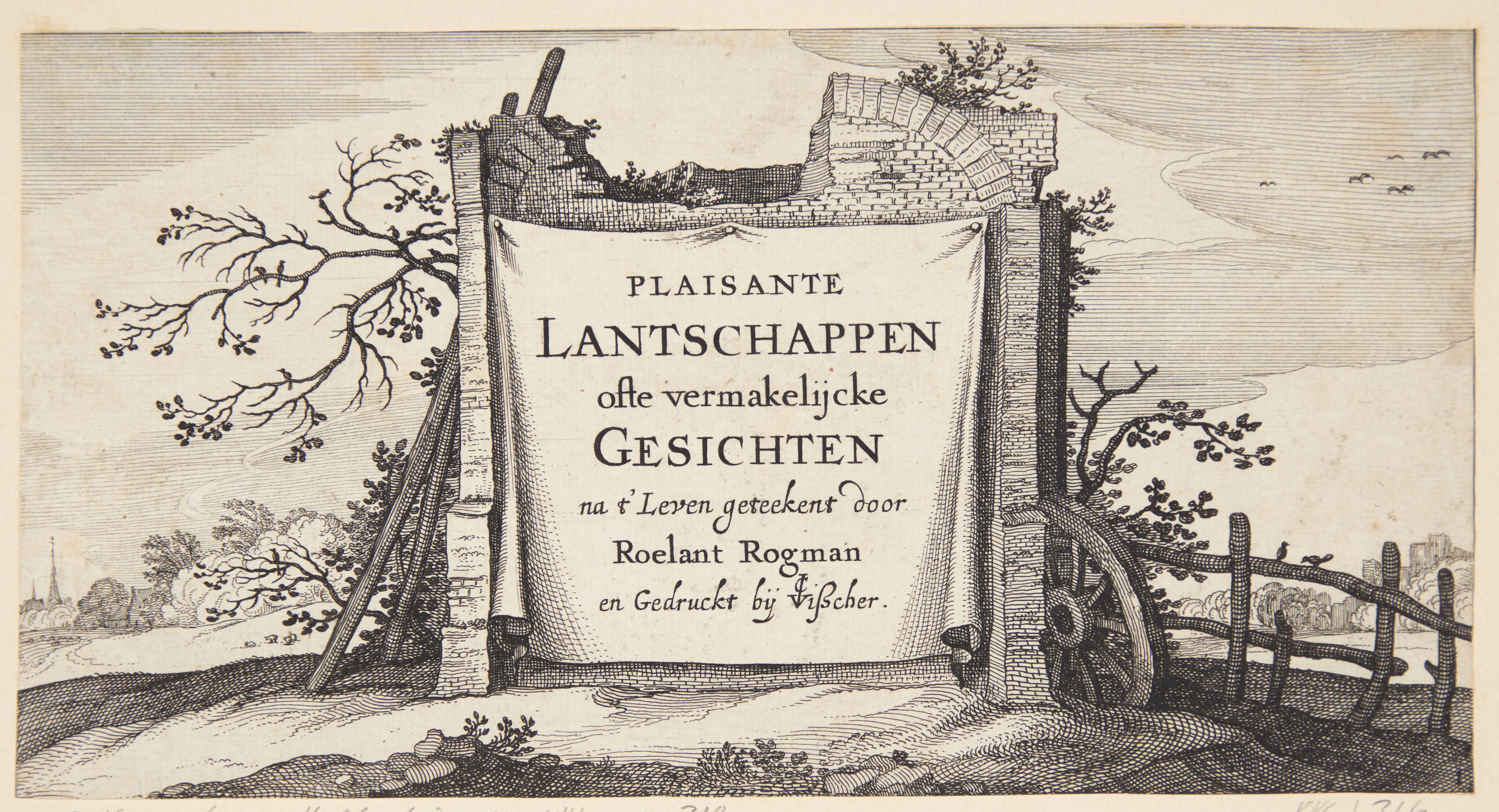 Titelblad til "Landskaber med landsbyer nær Amsterdam"