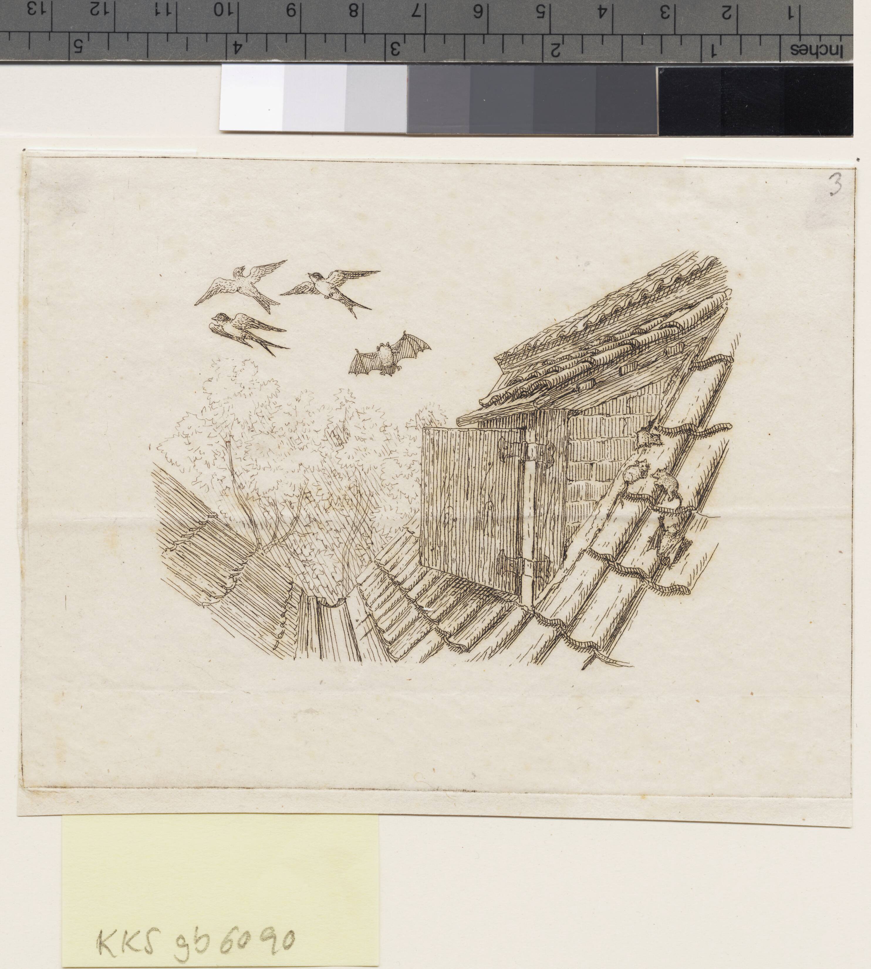 Illustration til "Halvhundrede Fabler for Børn" af Hey
