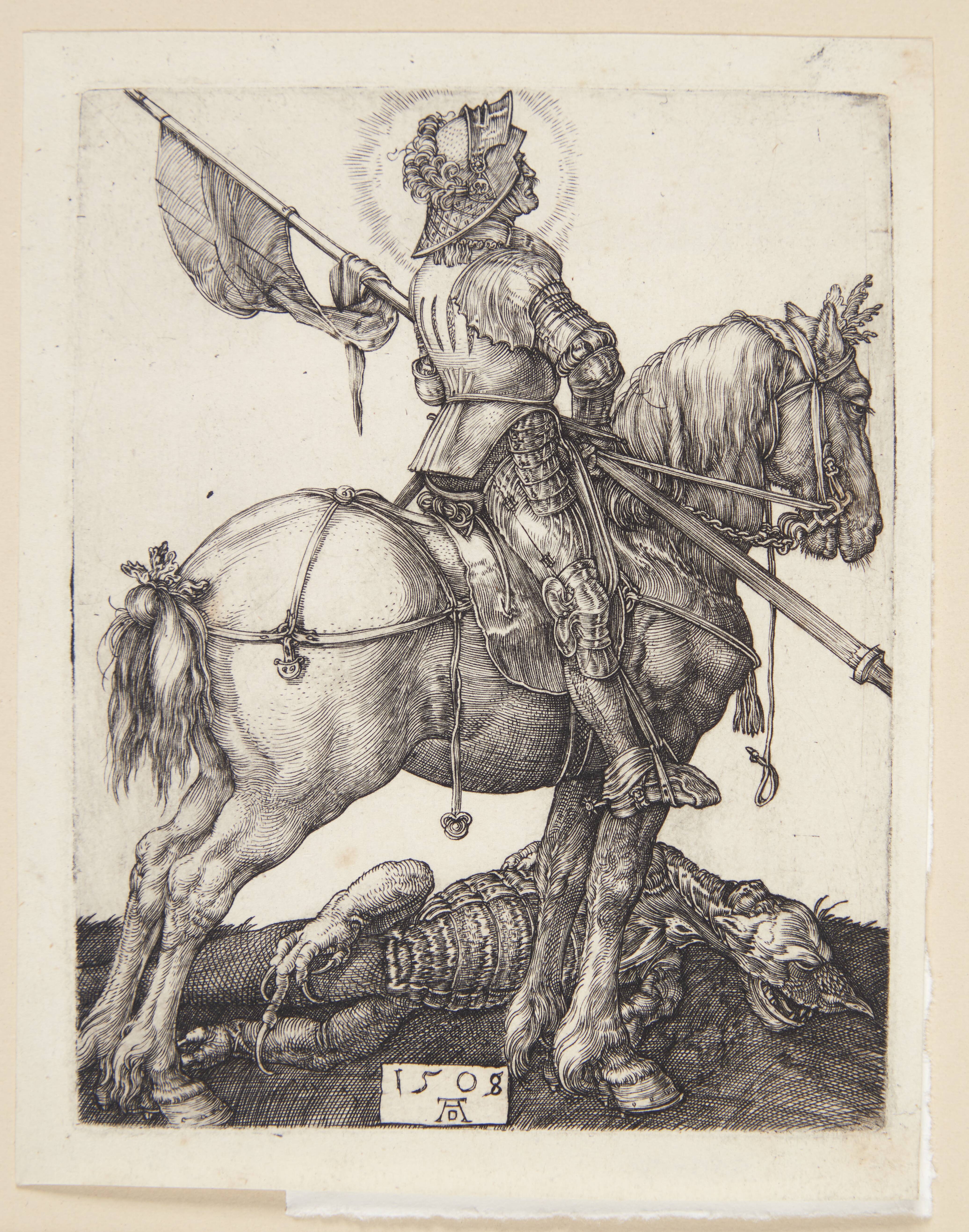 St. George on horseback