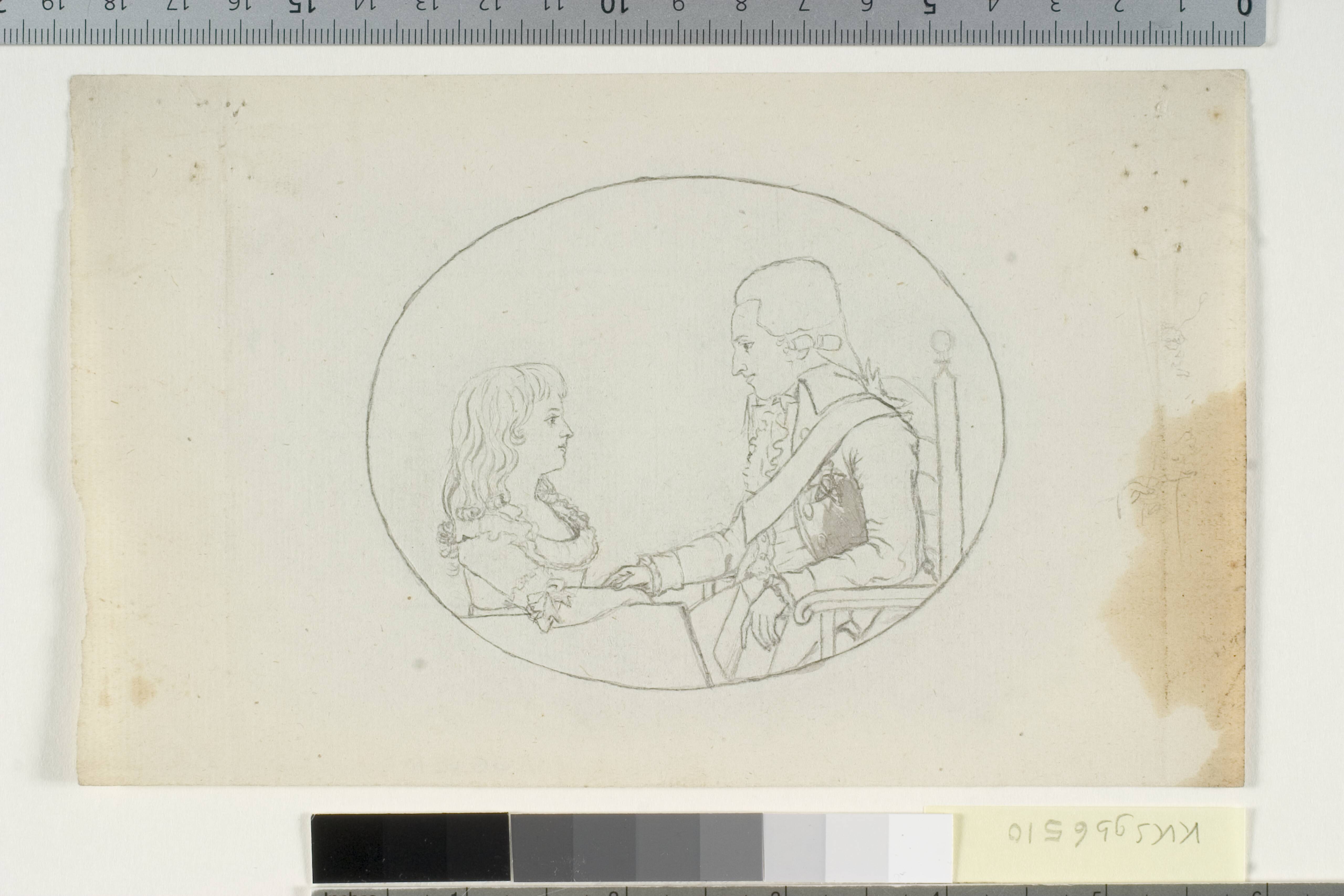Arveprins Frederik med arveprinsen (Chr. VIII)